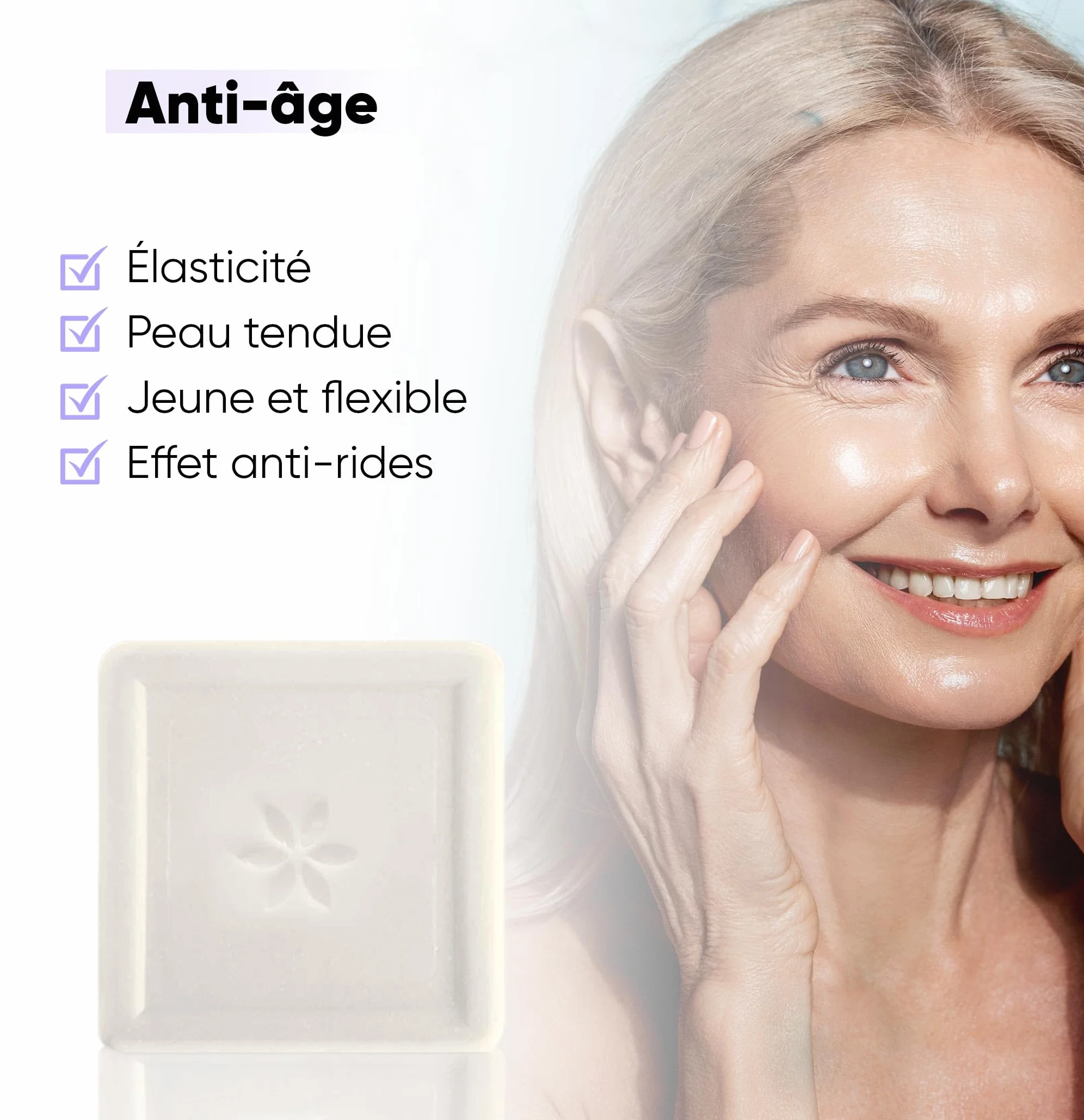 PHYTOFLORA Savon Collagene & Acide Hyaluronique 100 gr Hydratant Exfoliant Visage Corps Soin Naturel Peau Jeune Éclatante