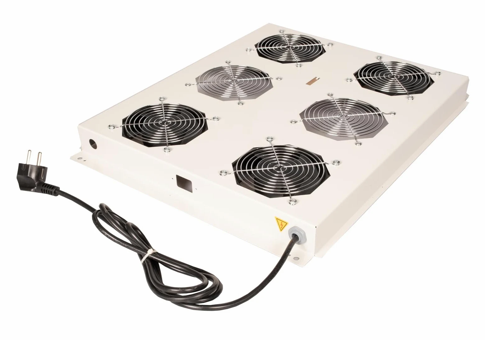 ROLINE Unité de Ventilation de Toit 19 Pouces 4 Ventilateurs, on/Off pour Armoire Serveur Gris