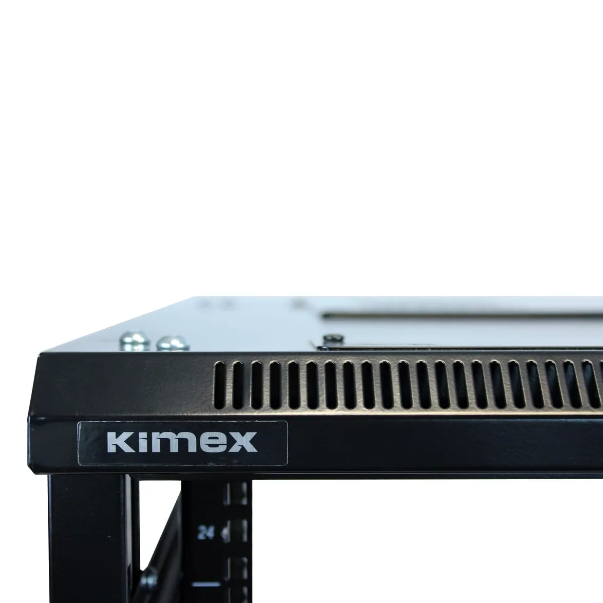 KIMEX - Baie de Brassage 19" 42U 600x600mm - Rack Serveur Informatique au Sol - Armoire Réseau 19 Pouces - Charge Max 800 kg - Cadre Ouvert - Ref 112-6642K2