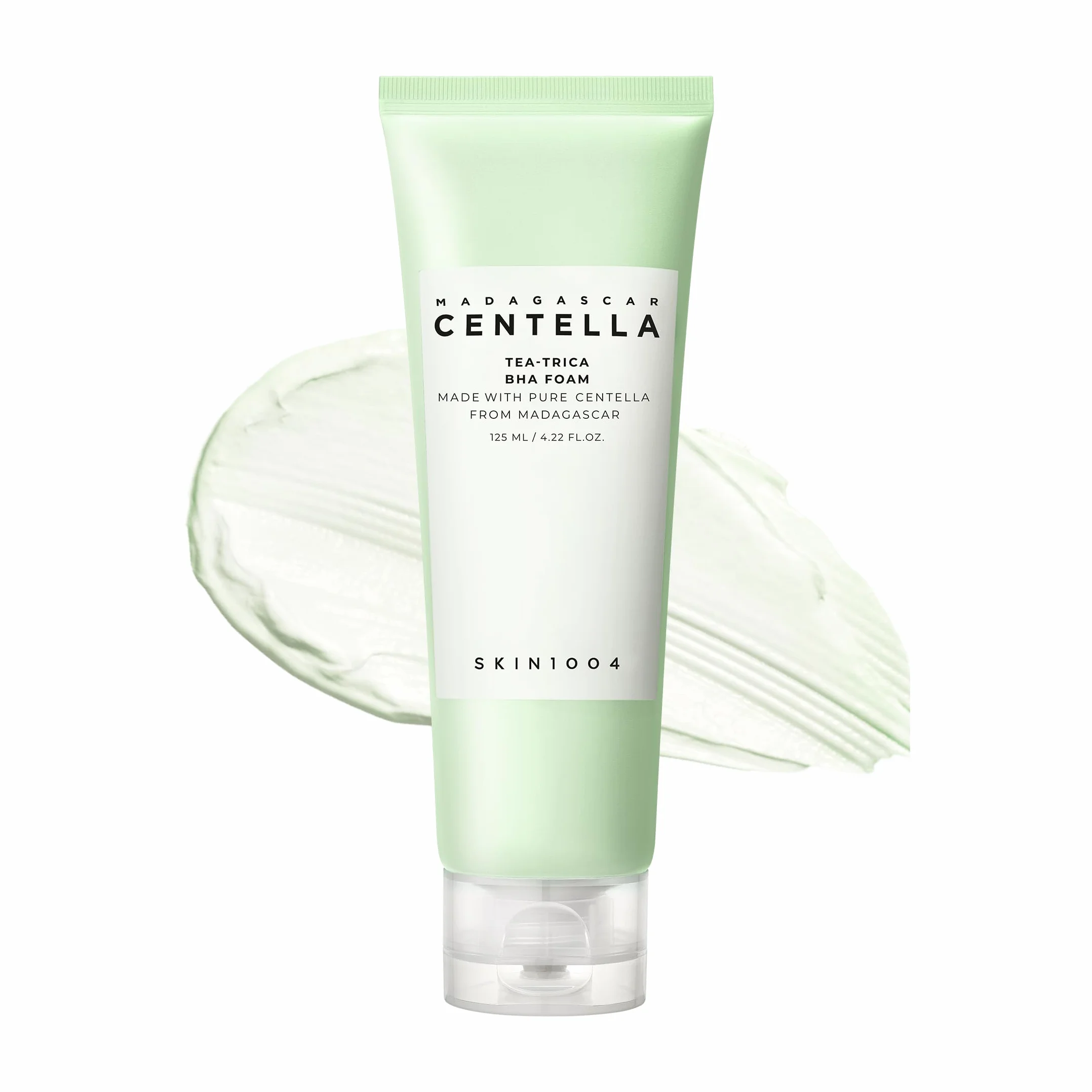 SKIN1004 Mousse BHA Centella Tea-Trica de Madagascar 125 ml Soin nettoyant professionnel