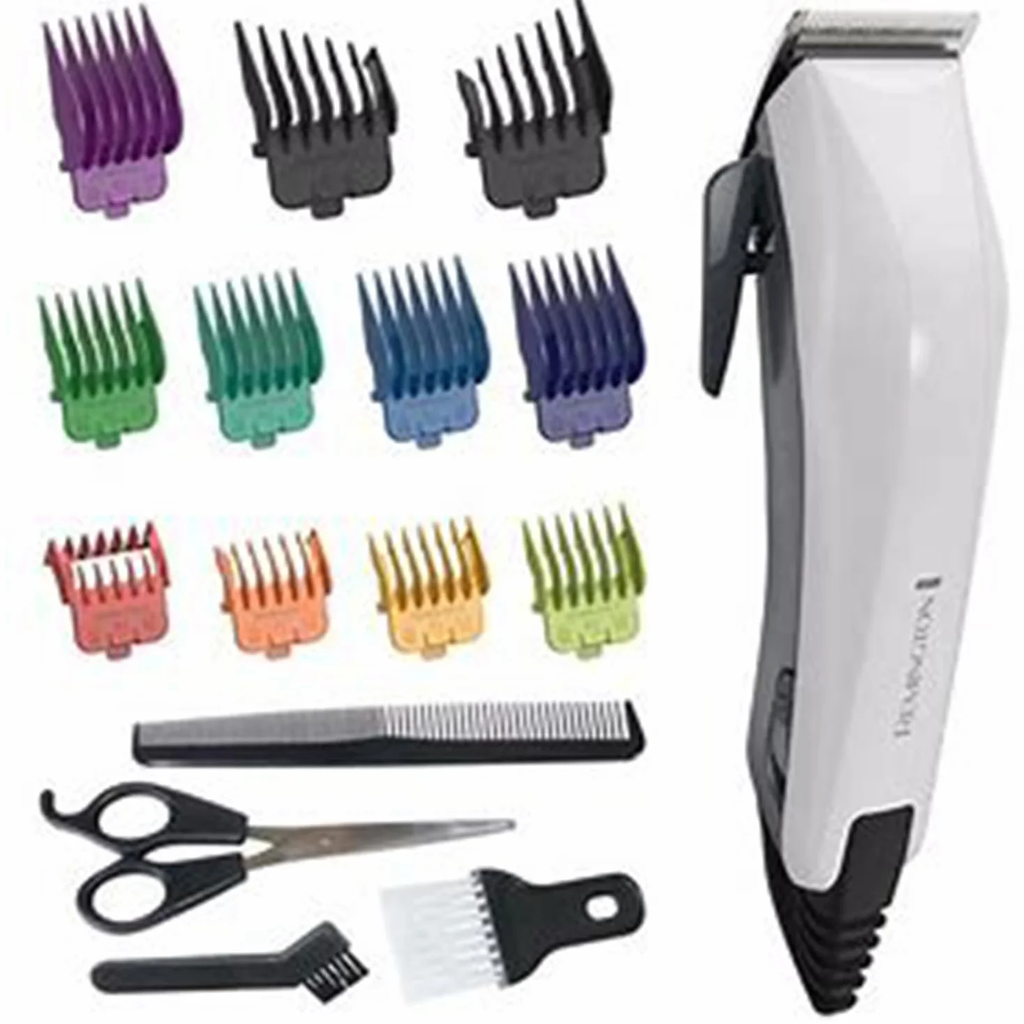 Remington Tondeuse Cheveux ColorCut HC5035 Lames acier inoxydable 11 Sabots 1,5-25mm