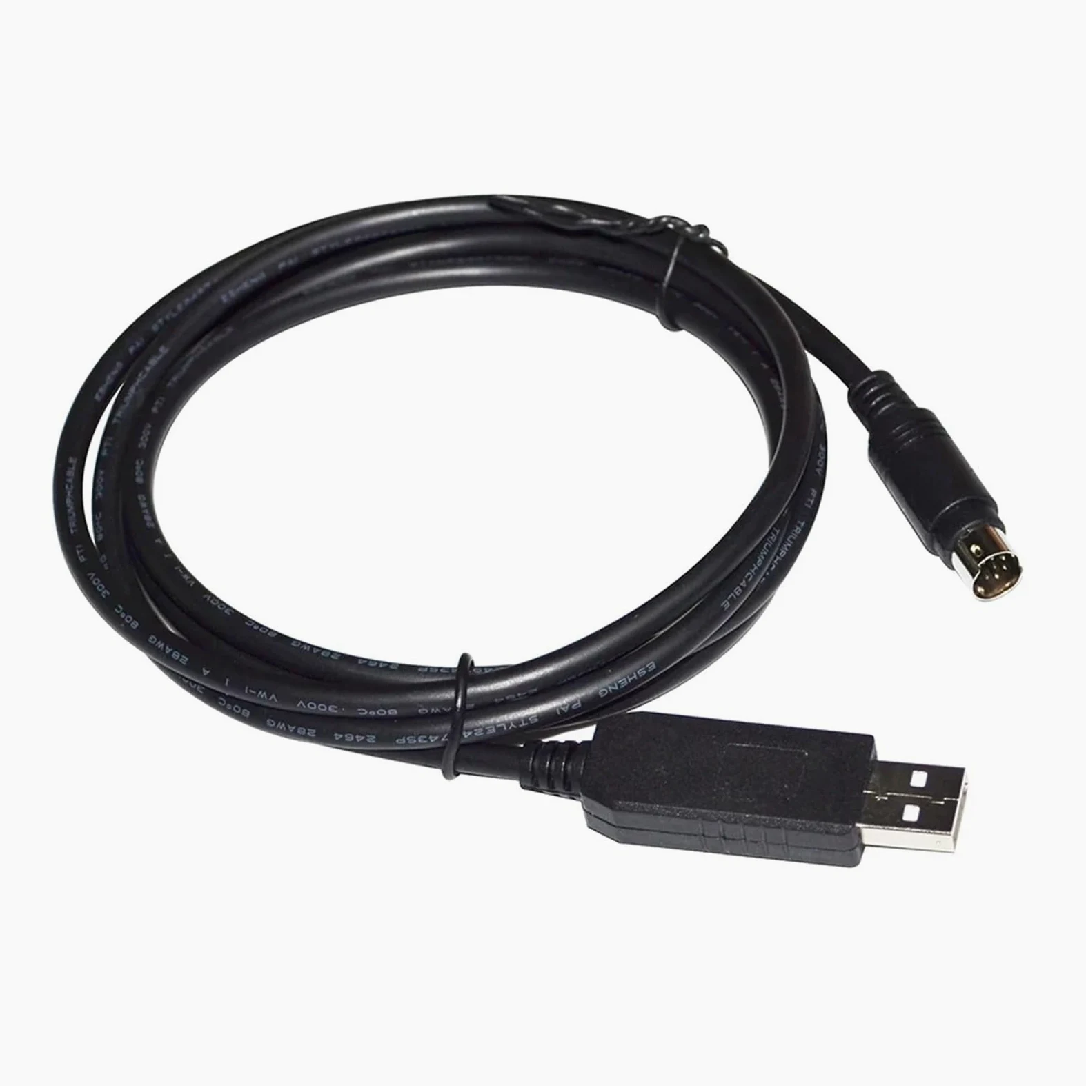 ADAPTATEUR USB VERS MINI DIN 8P MD8 RS232 VISCA CÂBLE DE CONTRÔLEUR(5m)