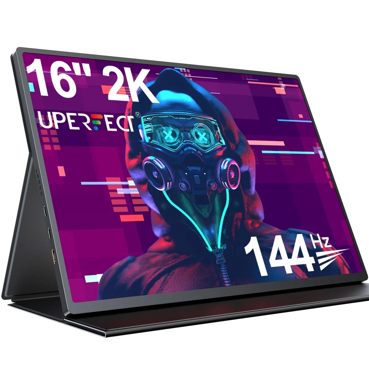 UPERFECT 16 Pouces 2K 144Hz QLED Ecran Portable, 150% sRGB 500 Nits 10 Bit