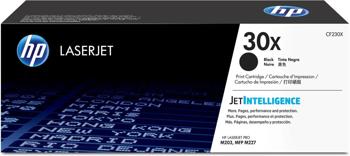 HP 30X CF230X, Cartouche de toner HP originale, 3 500 pages, compatible avec les imprimantes HP LaserJet Pro M203DN, M203DW / HP LaserJet Pro M227FDN, M227FDN, M227FDW, M227SDN, Noir