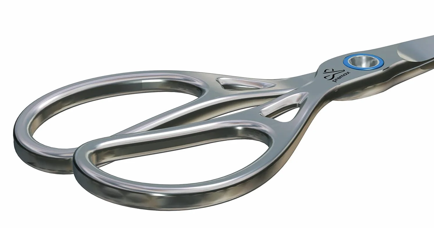 REMOS Ciseaux à Ongles Acier Inox Grandes Poignées Ouvertes Lame Dentelée