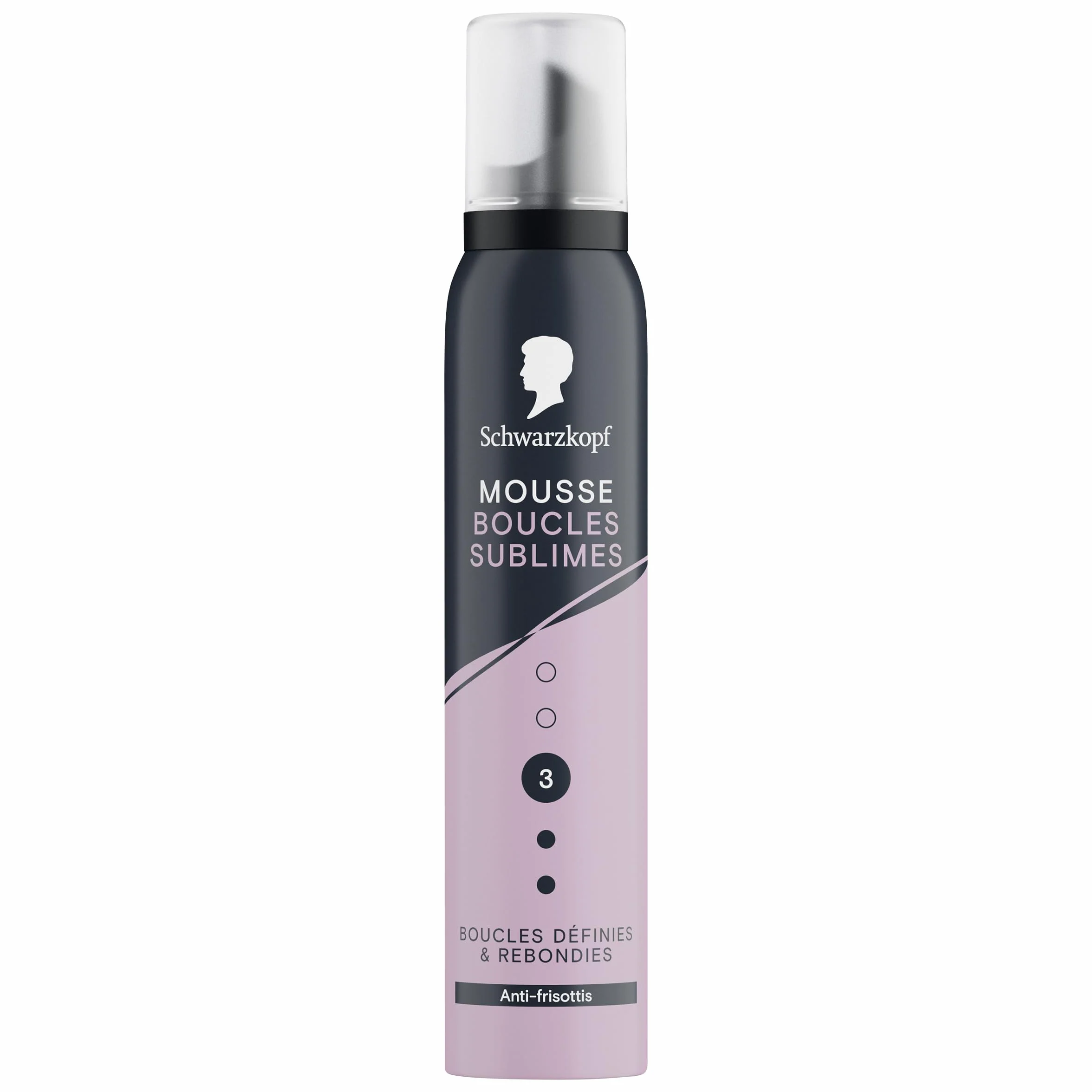 Schwarzkopf Mousse Boucles Sublimes 200ml Anti Frisottis Fixation Normale Tenue Longue Durée