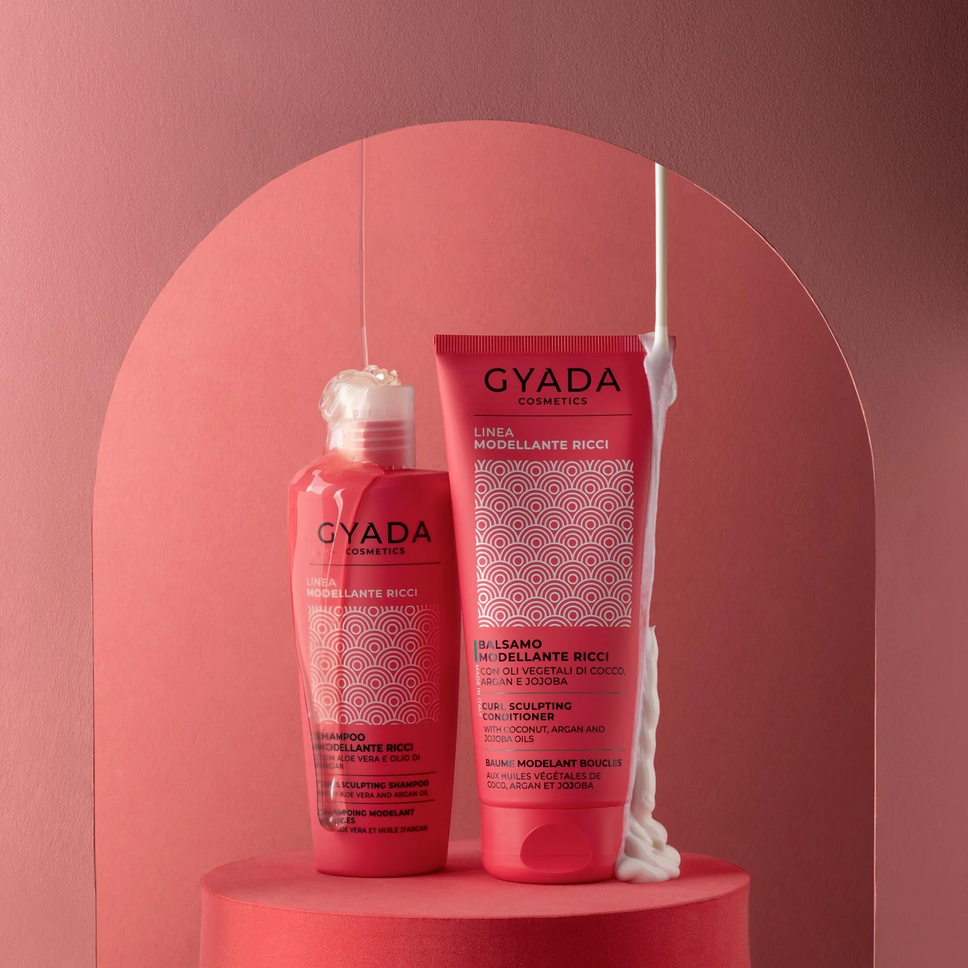 GYADA COSMETICS Coffret Soins de Boucles Kit Shampooing Après-Shampoing 250 ml 200 ml
