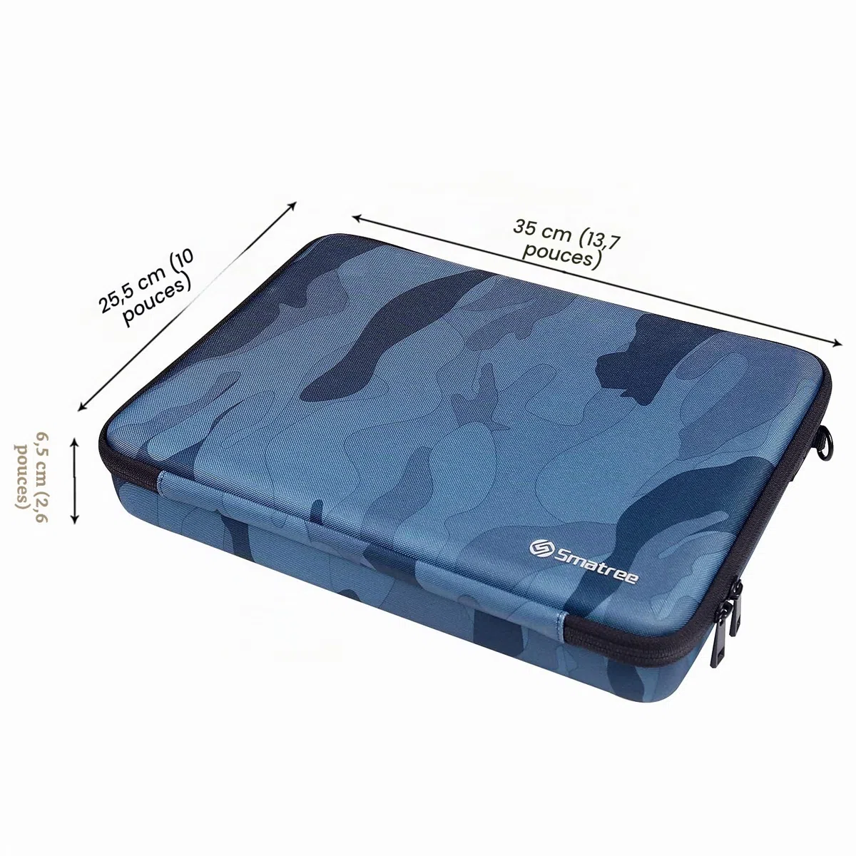 Smatree 13,3 pouces Rigide Etui Housse de Transport pour Ordinateur Portable Compatible pour 13-13,3 pouces MacBook Pro/ MacBook Air/ Lenovo Yoga 730/ HP ENVY x360 13 Sac