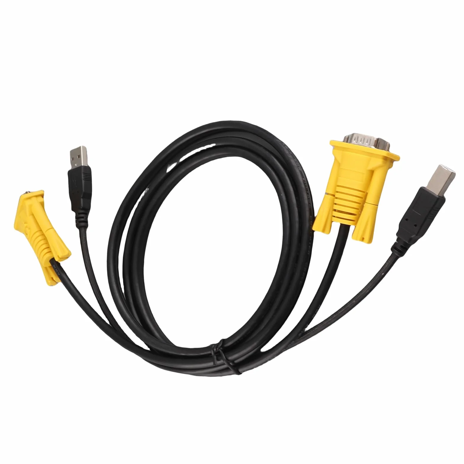 Câble KVM USB 1,5 M VGA Connecteurs PVC pour Commutateurs KVM