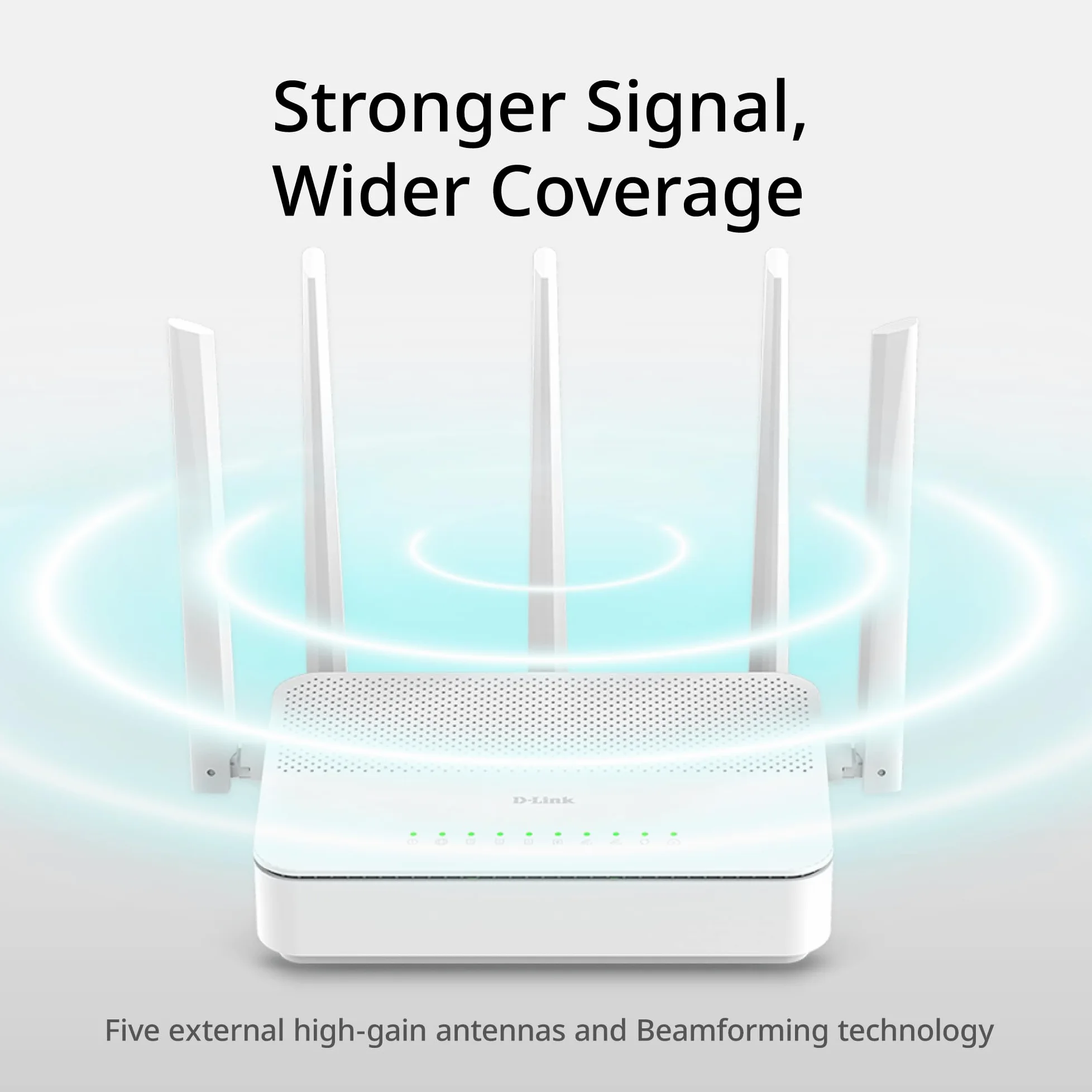 C36 Routeur Wi-FI 7 D-Link BE3600 Routeur Gigabit Double Bande avec Port WAN 2,5G, Multi-Link Operation MLO, sécurité WPA3, 5 antennes Haute Performance, Mesh et Application Falcon