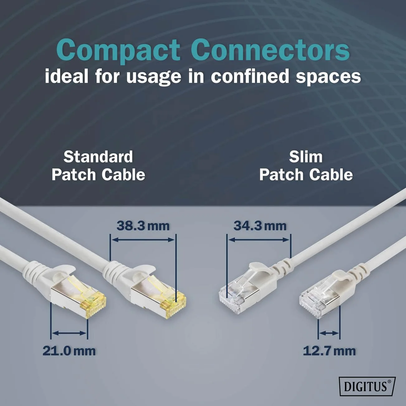DIGITUS Câble LAN Cat 6A – 3 m – 10 pièces – Slim – F/FTP – Gris | 10 Gbit/s – Blindé – PoE+ – AWG 32/7 – LSZH – Câble réseau RJ45 – Compatible Cat 6 et Cat 7