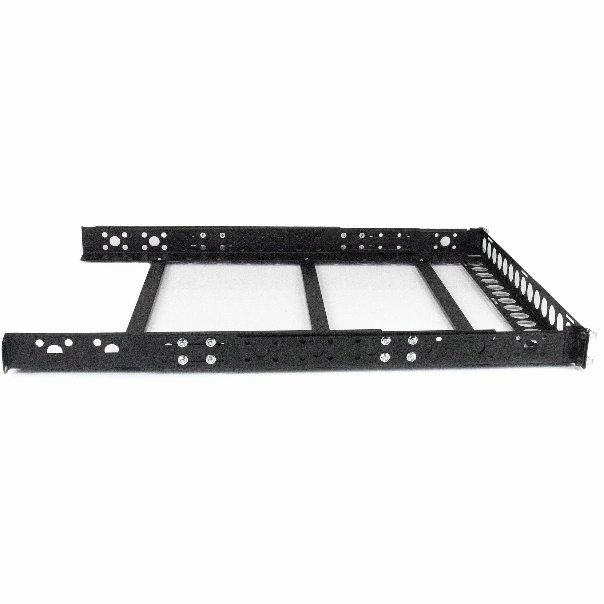 StarTech Rails Universels 1U 19", Profondeur Réglable, 25kg (UNIRAILS1U) | Rails de montage serveur, Baie informatique, Rack d'équipement, EIA-310, Acier