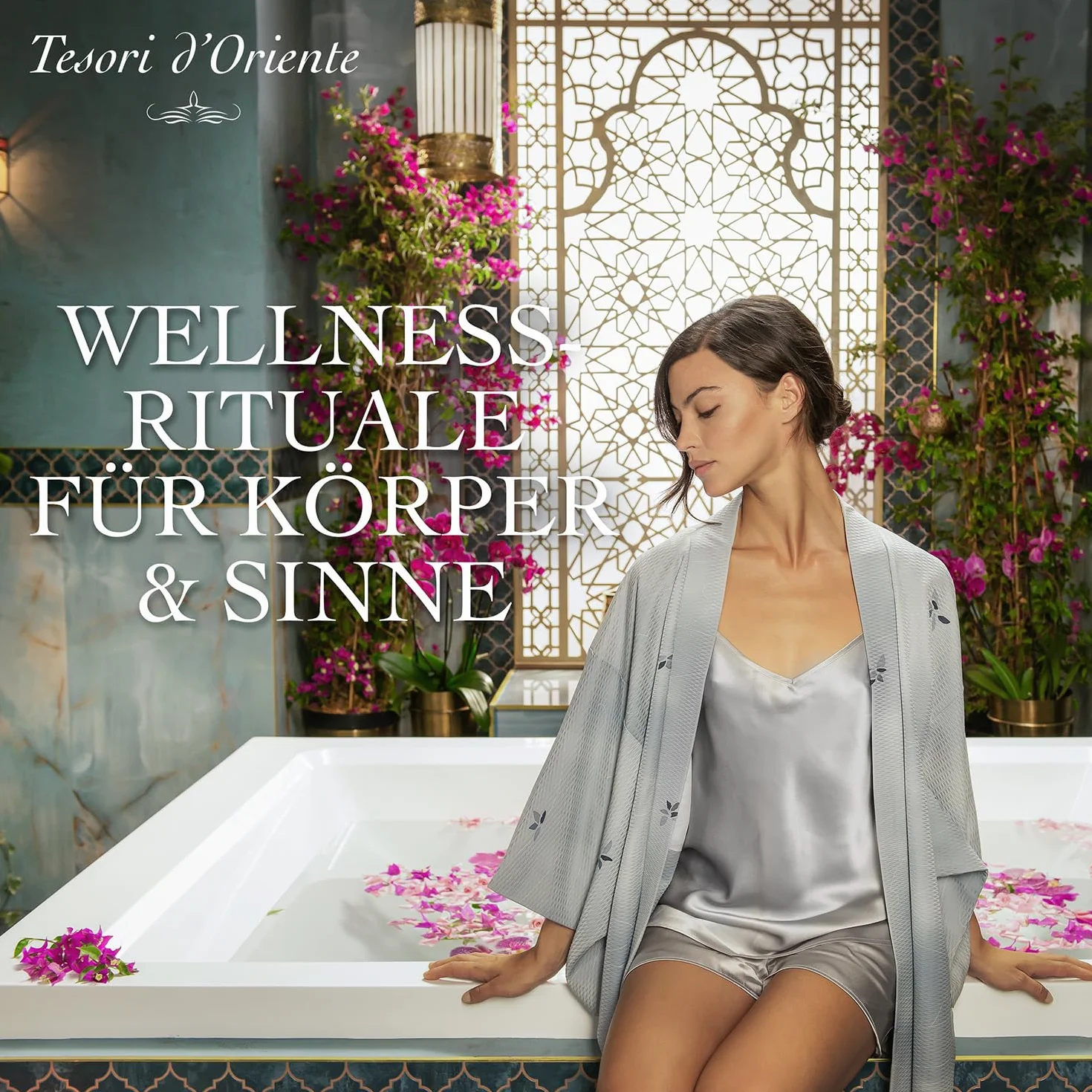 Tesori d'Oriente Cremebad Hammam Bain de bain aromatique huile d'argan fleur d'oranger 500 ml Soin du corps