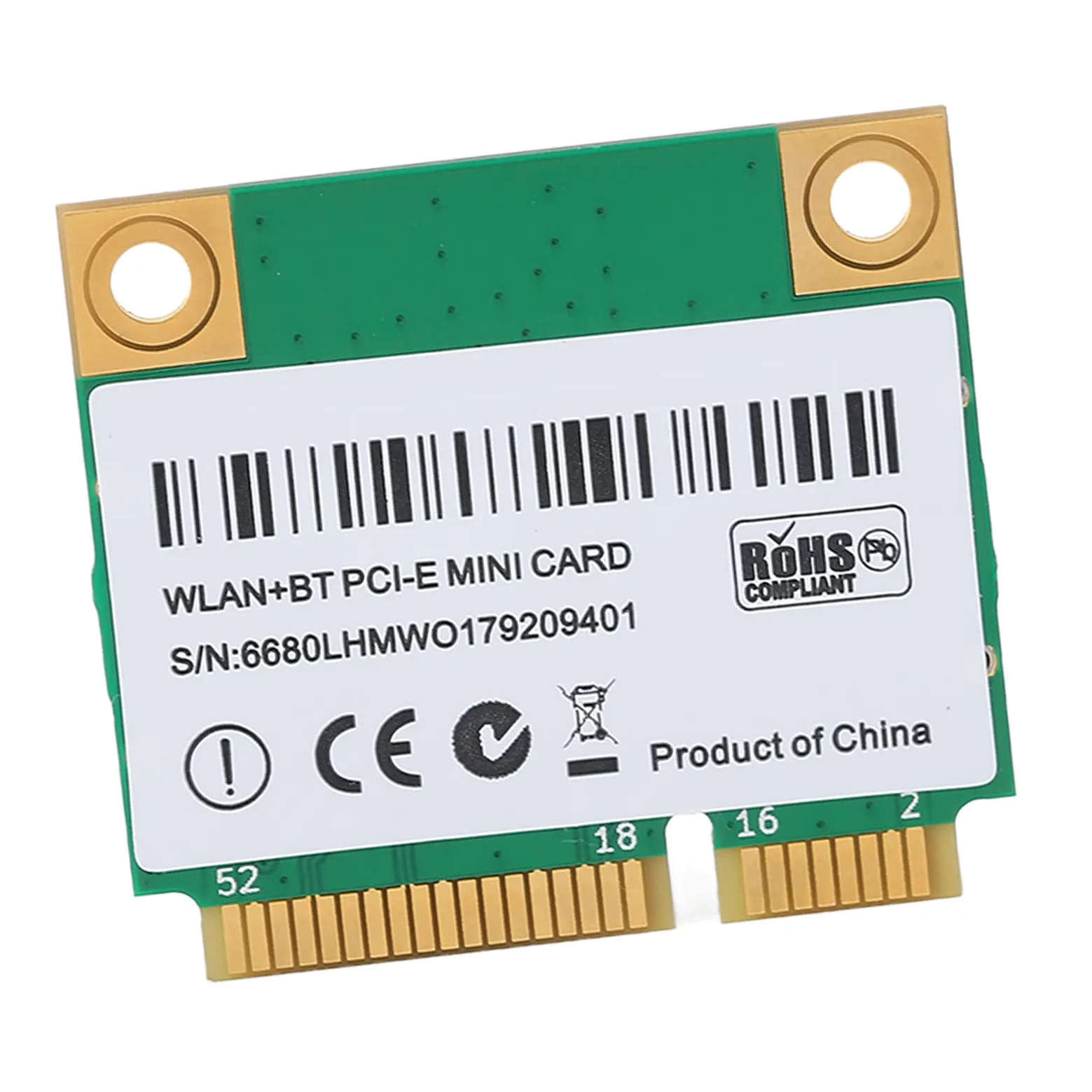 Carte Réseau Interne sans Fil Gigabit Triple Bande AX210 5374M WIFI 6E 5G, MINIPCIE 5.2 BT, Port Mini PCIE, Technologie MU MIMO