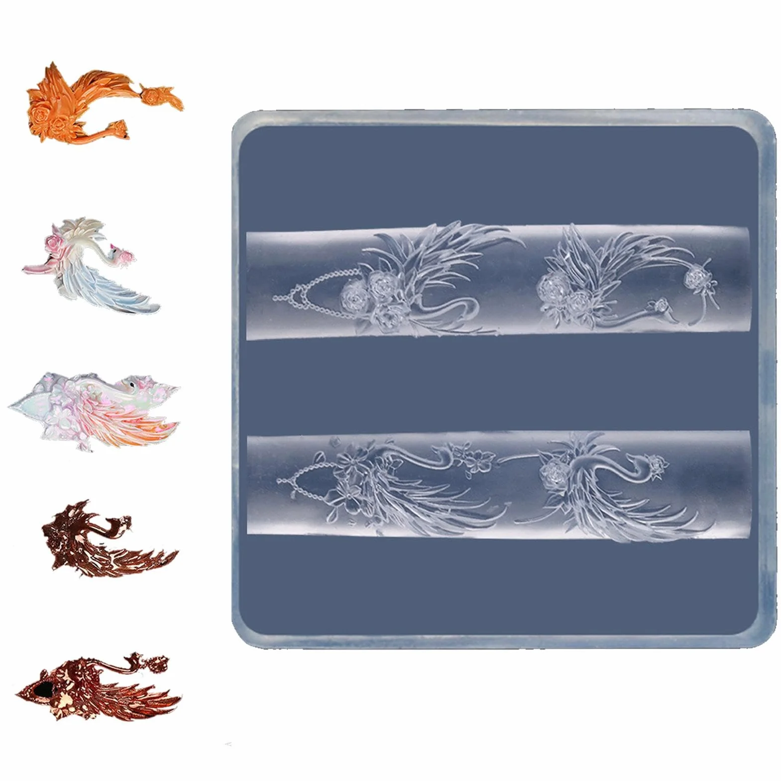 Nail Silicone Molds for Nail Decoration Resin Molds Nail Making Tools