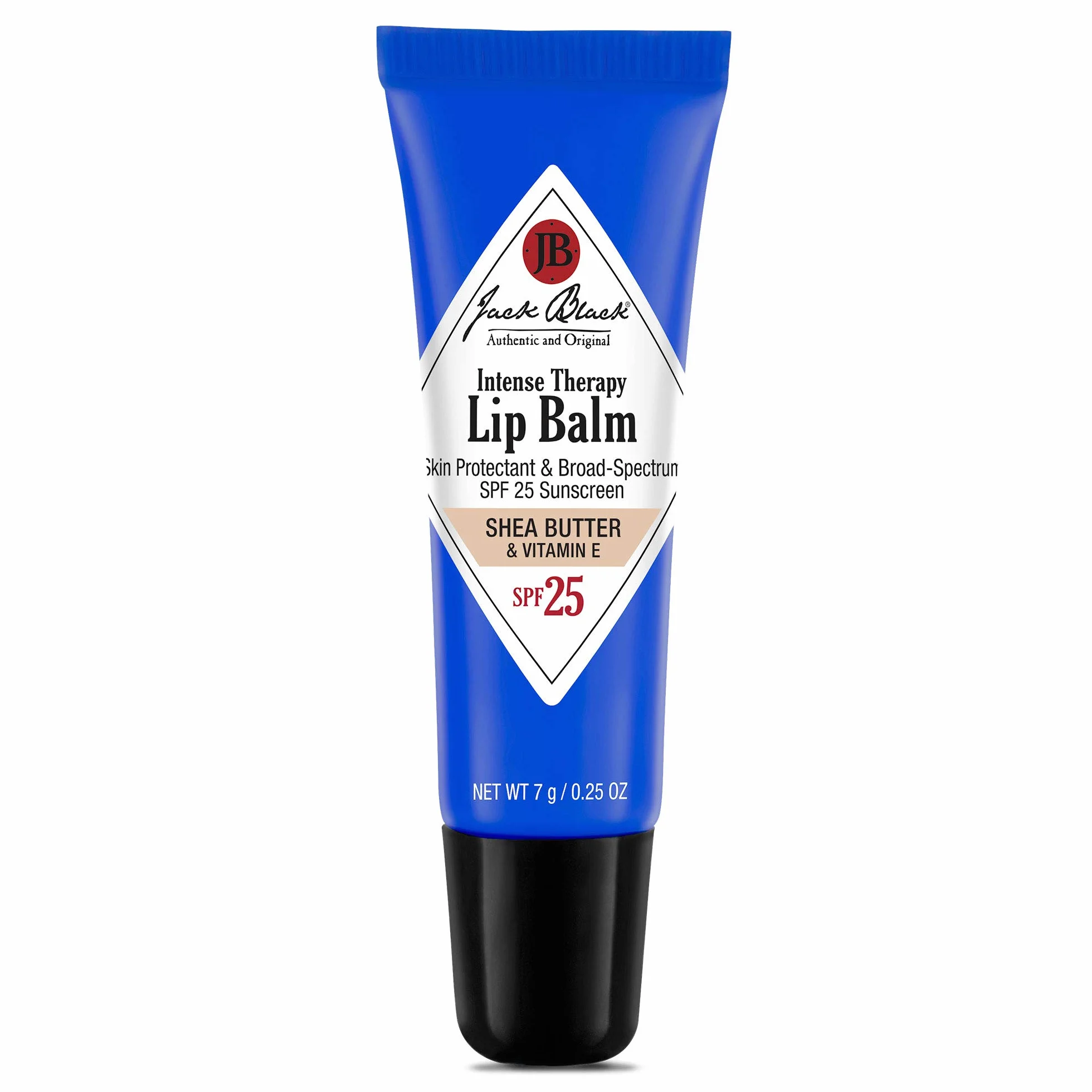 Jack Black Intense Therapy Lip Balm SPF 25 Shea Butter Vitamin E 0.25 oz