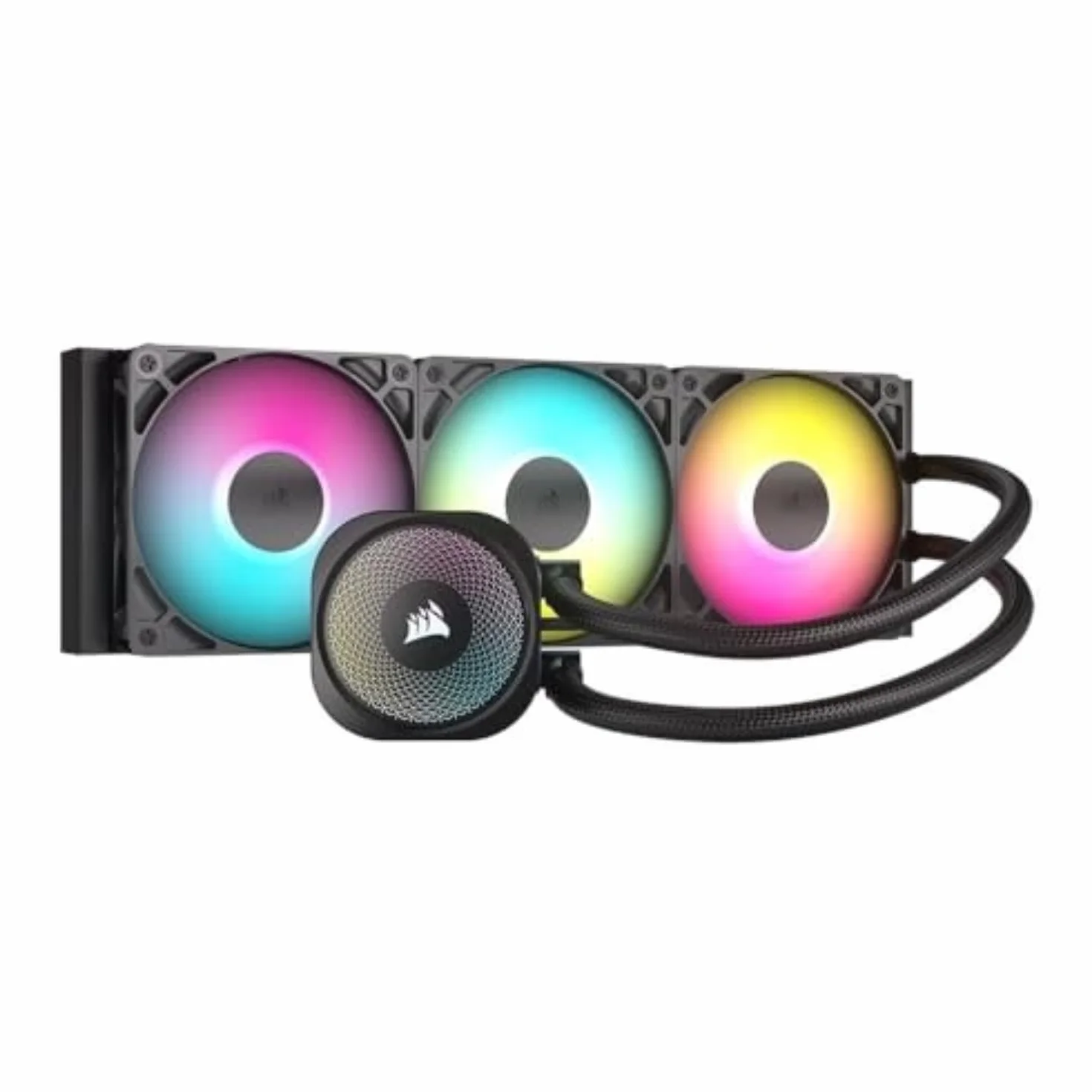 CORSAIR NAUTILUS 360 RS ARGB Refroidisseur Liquide CPU Noir 360mm AIO Faible Bruit Intel LGA 1851/1700 AMD AM5/AM4