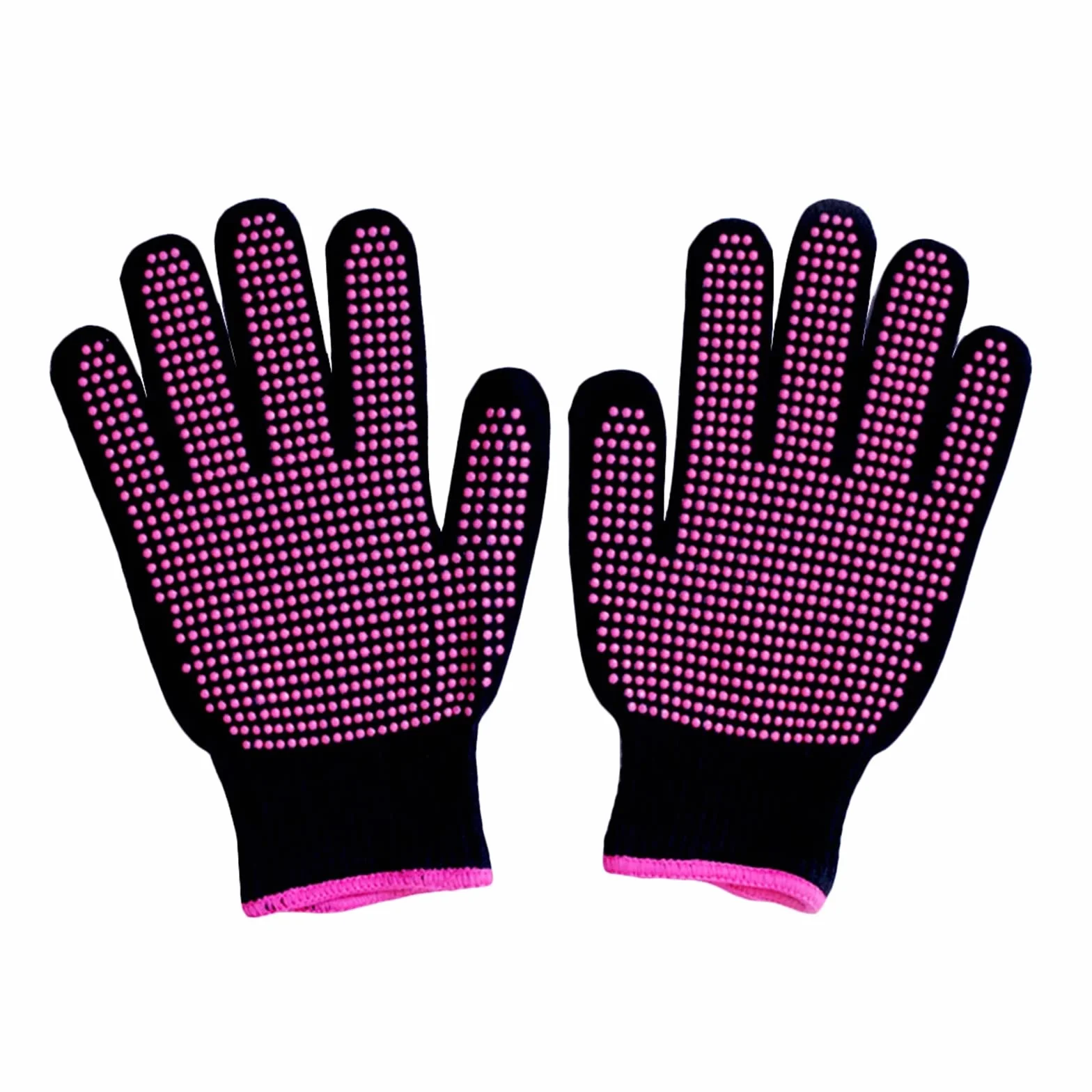 Gants de Coiffure Professionnels Thermiques pour Salon, Fer à Friser et Lisser