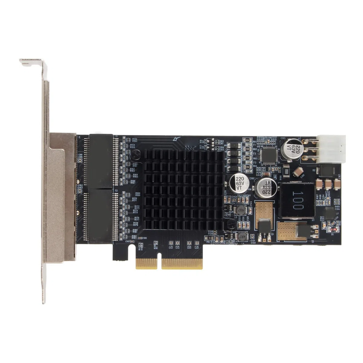 Carte Réseau 1000Mbps 4 Ports Haute Vitesse pour 350 PCI