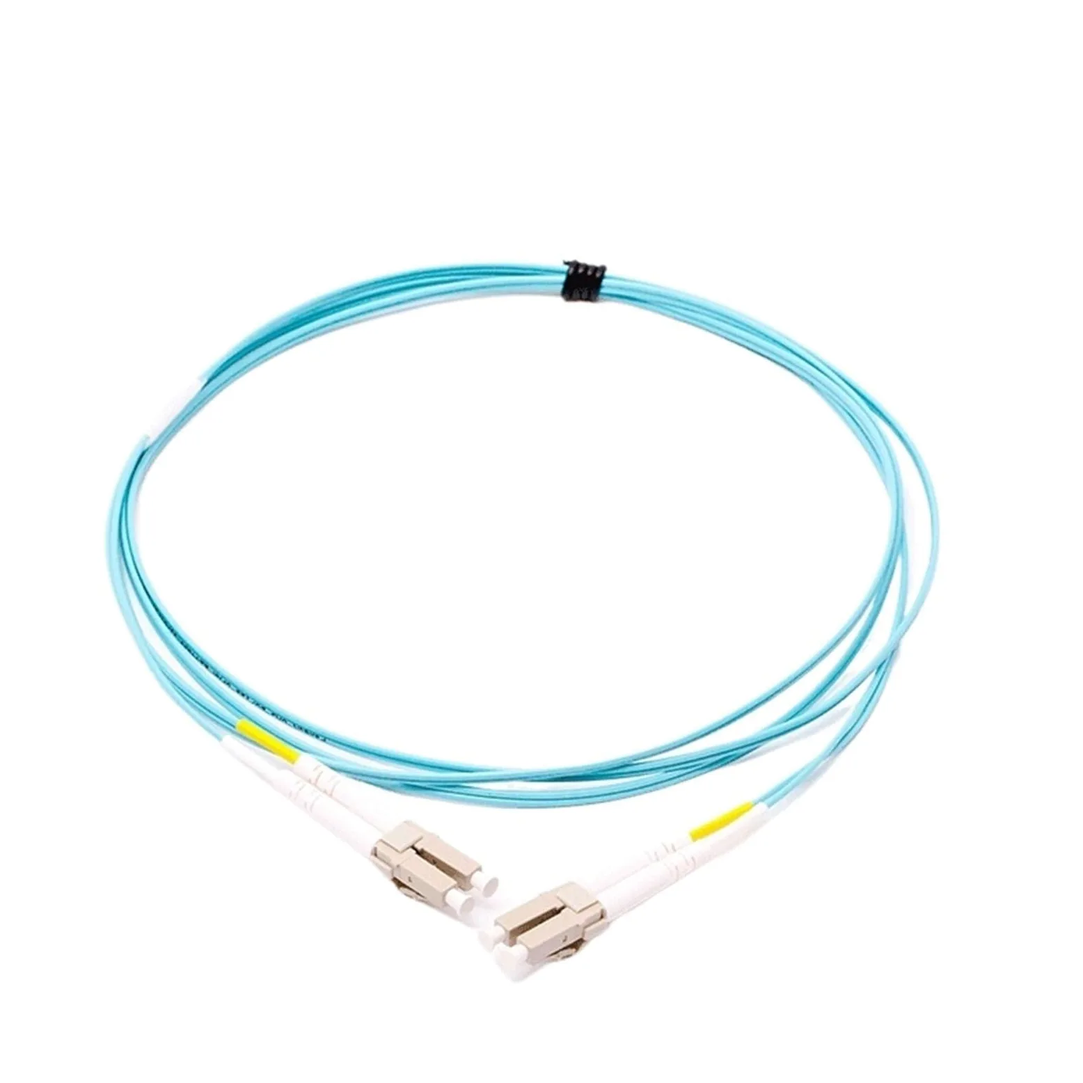 Câble de raccordement à Fibre Optique multimode LC-LC OM3 OM4 10 Gigabit à Double Mode et Double cœur(OM4-OM4,5 Metre)