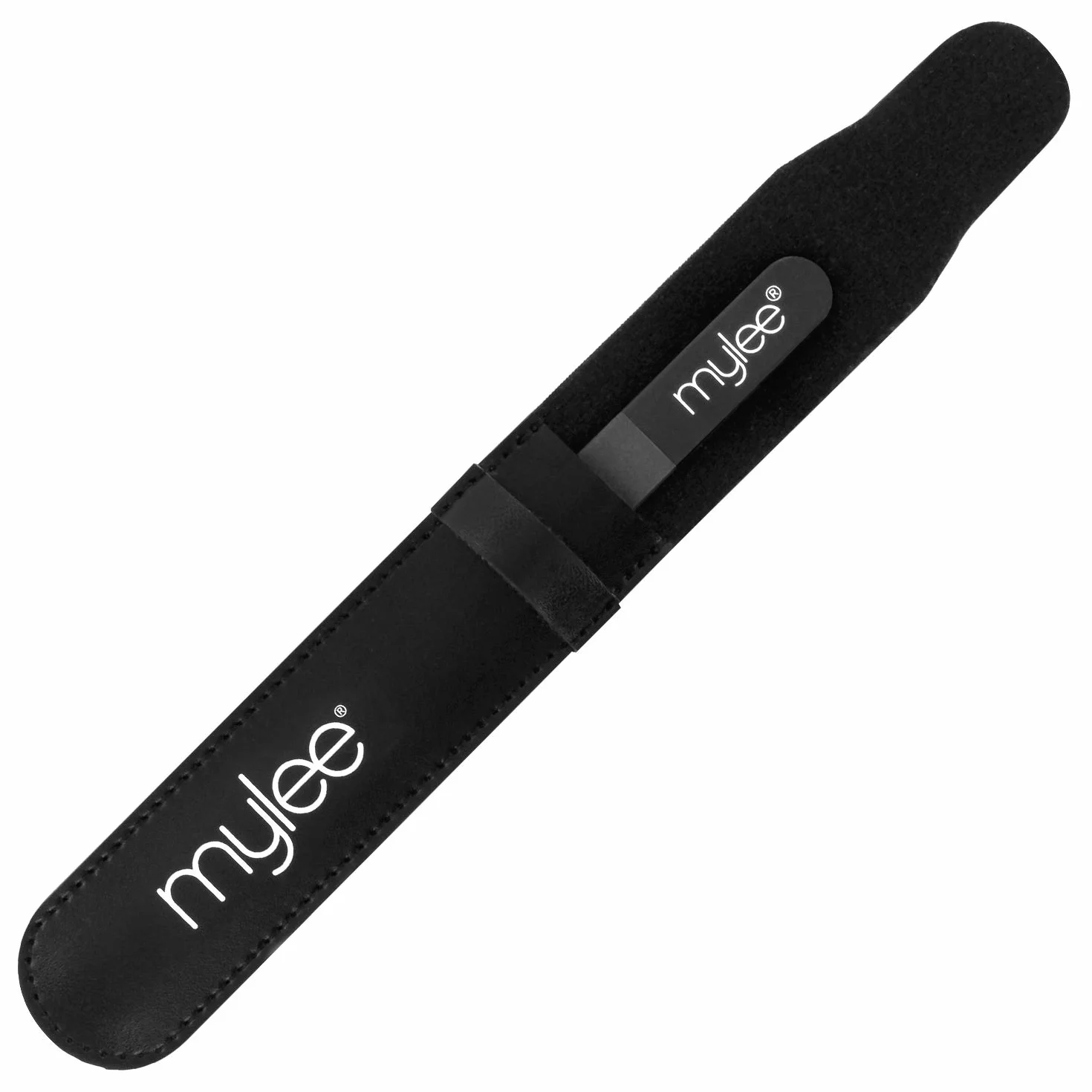 Mylee Lime à Ongles en Cristal avec Etui - Manucure Professionnelle Hygiénique, Garantie 5 Ans