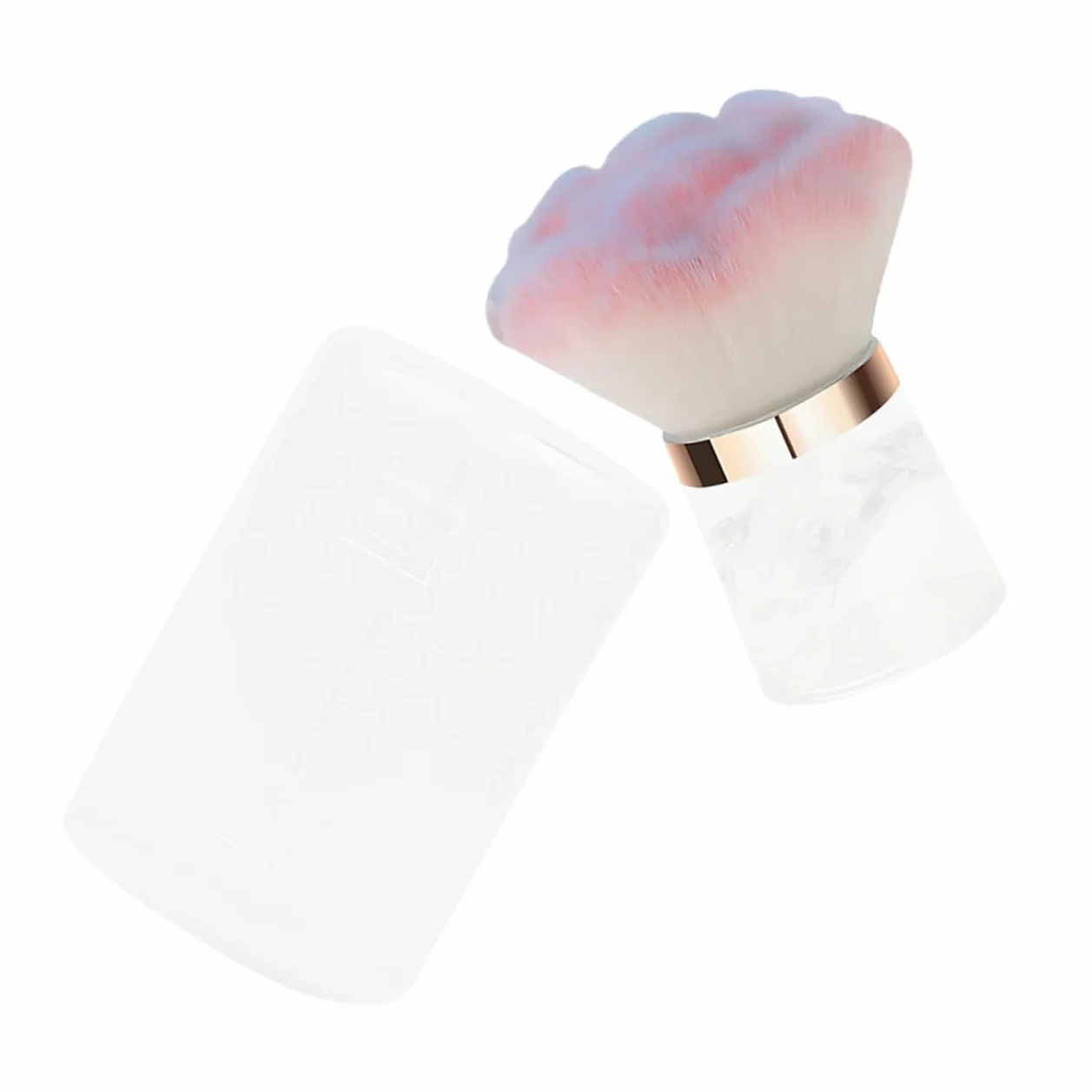 Brosse À Ongles Souple Fleur Dépoussiérage Nettoyage Nail Art Portable 2.95x2.28x2.28In