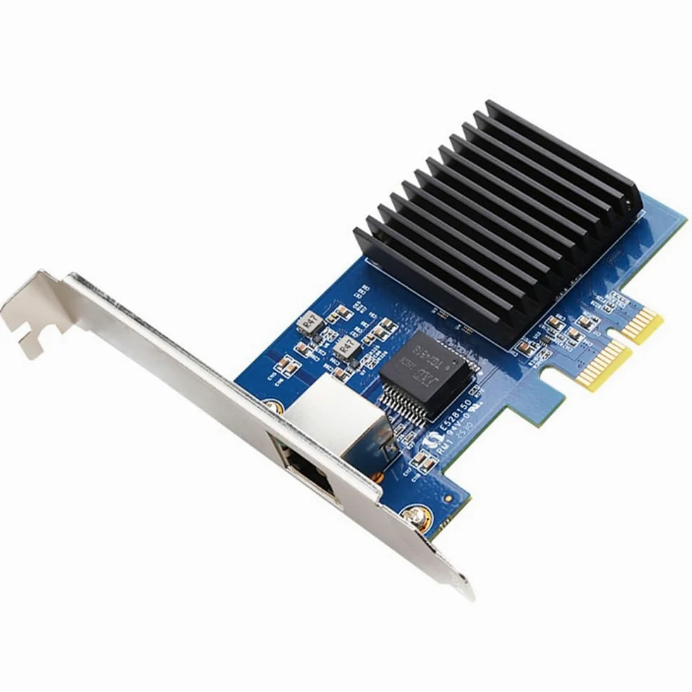 Carte Réseau PCIe NIC 10Gb avec Puce RTL8127, Port RJ45, Acquisition de Vision PCI-Express X1 pour, pour Win10/Win 11.