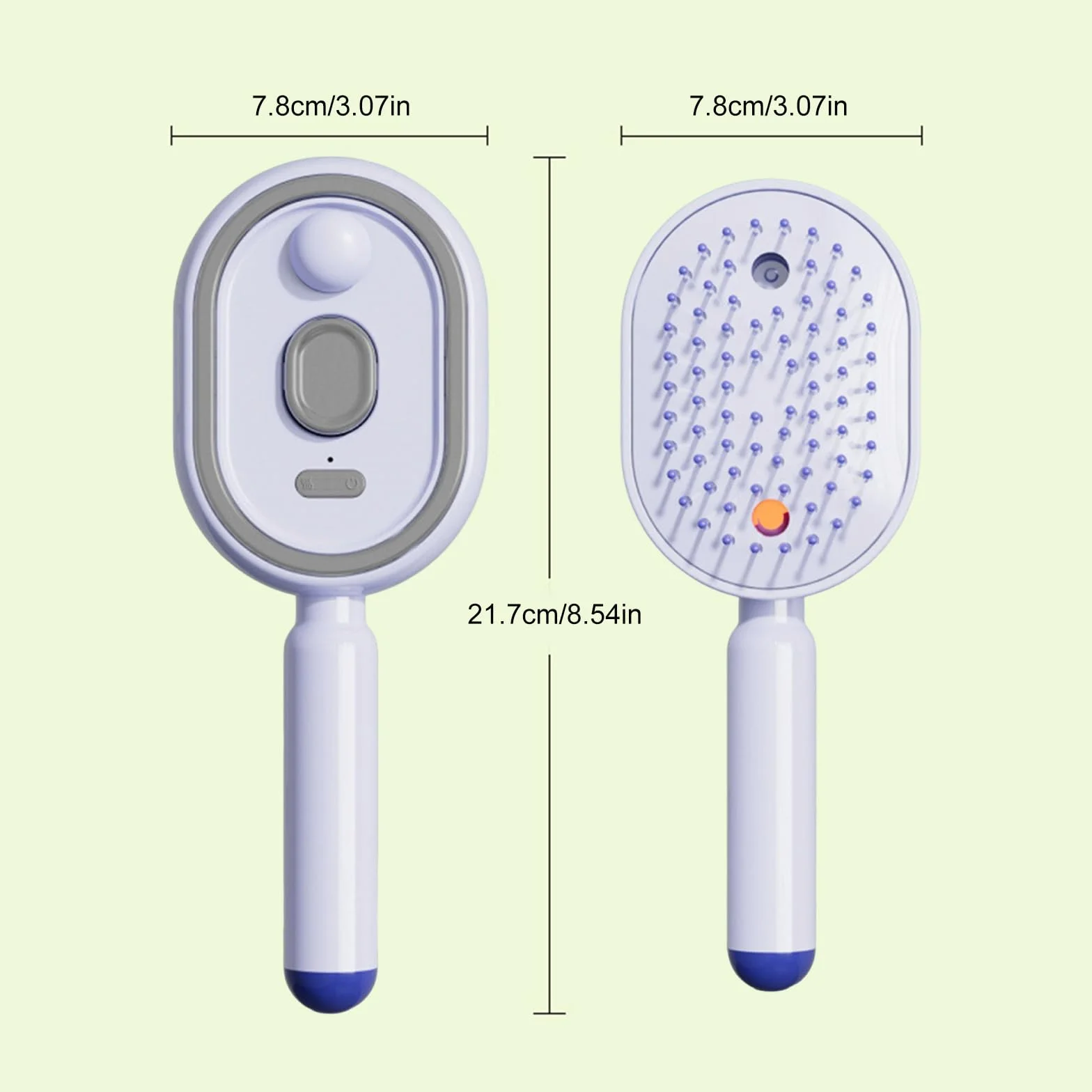 Brosse à cheveux électrique vapeur rechargeable démêlante anti-frisottis soin capillaire