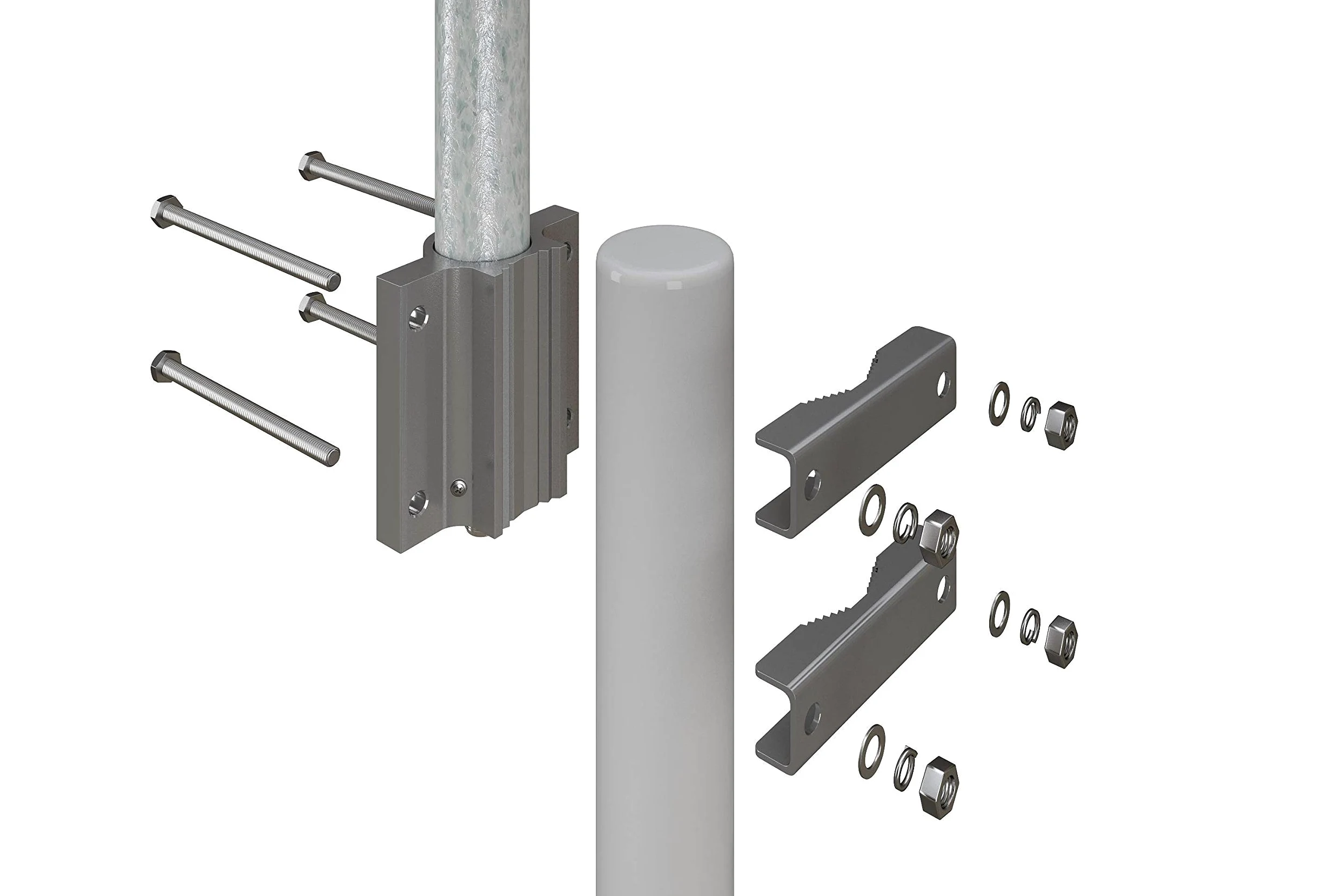 Antenne Omni extérieure WiFi Gain 12 DB 2,4 GHz Support de Toit (90 cm de Long) Extension réseau sans Fil/Répéteur de portée (connecteur de câble N-Femelle) Maison/RV/Camping/Bateau Amplificateur de
