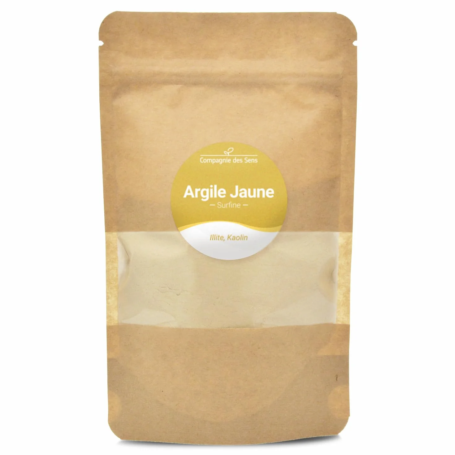 Argile Jaune Illite Poudre surfine 150g 100% naturelle qualité Premium cosmétique maison