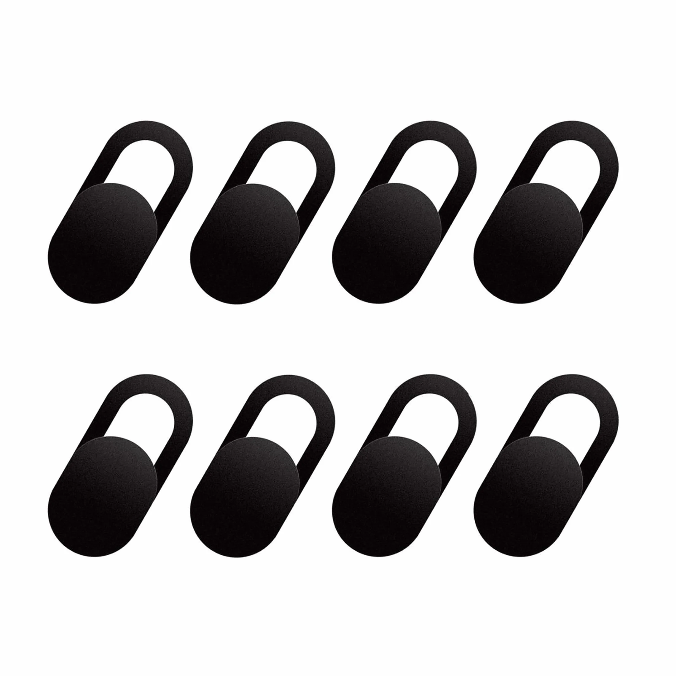 Lot de 8 housses de webcam ultra minces pour ordinateur portable, smartphone et tablette