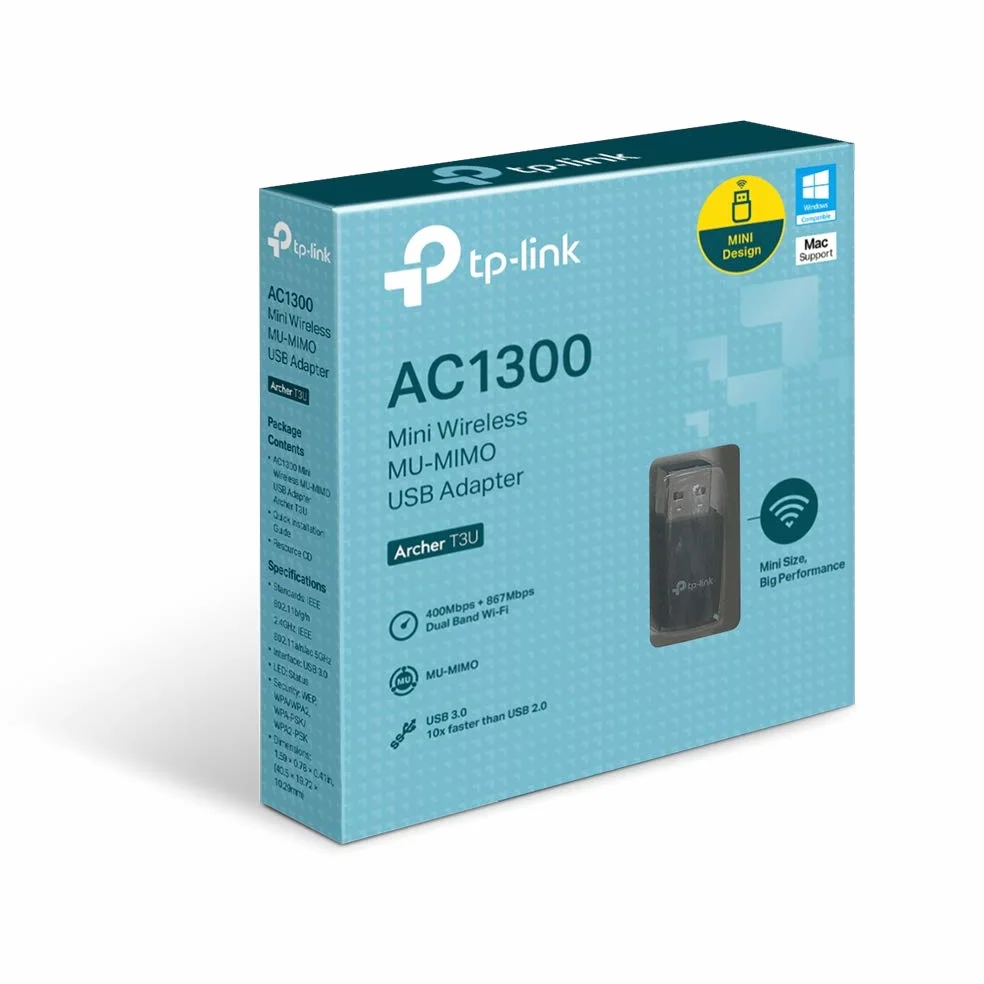 Creative Live Cam Sync 1080p V2 Webcam, Fonction Muet Automatique et Réduction du Bruit, Clé WiFi AC1300 Mbps TP-Link