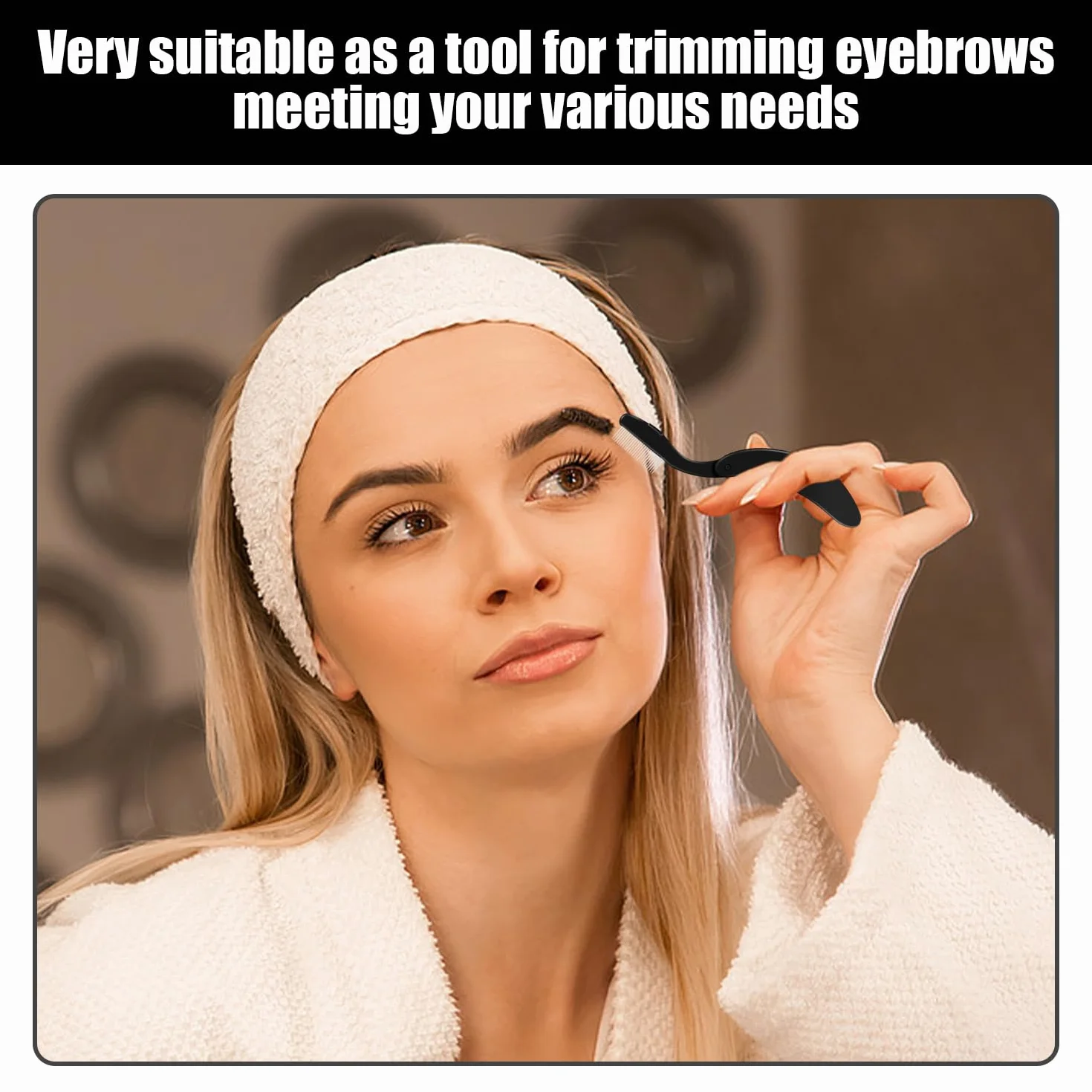 Peigne À Cils Pliable Portable, Brosse À Cils, Séparateur De Cils, Applicateur Crème Sourcils