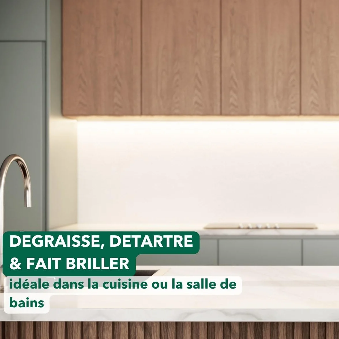 L'Arbre Vert Crème À Récurer au Carbonate de Calcium Menthe Basilic 500mL