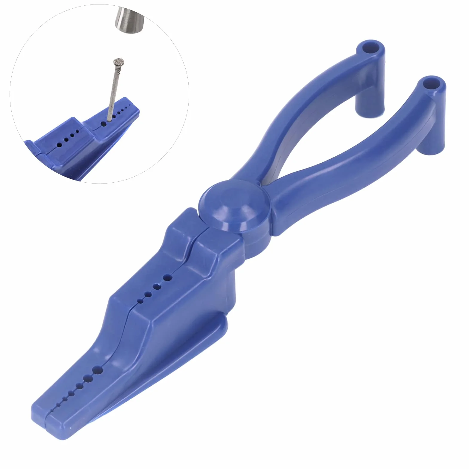 Pince de Maintien des Ongles ABS Guide de Protection Doigt pour Vis à Ongles
