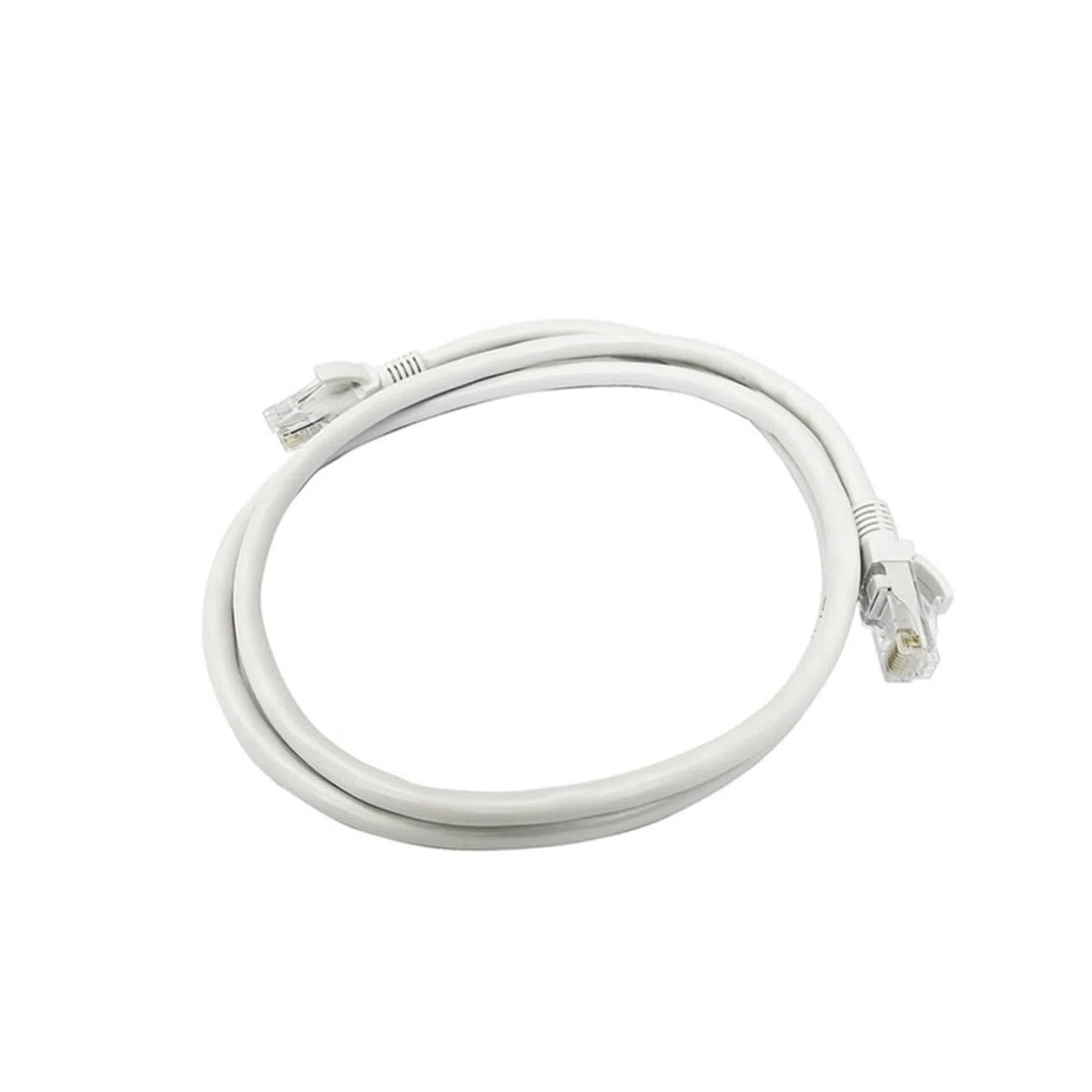 Câble Ethernet Cat6 Blanc 50 Mètres en Cuivre, Câble Réseau
