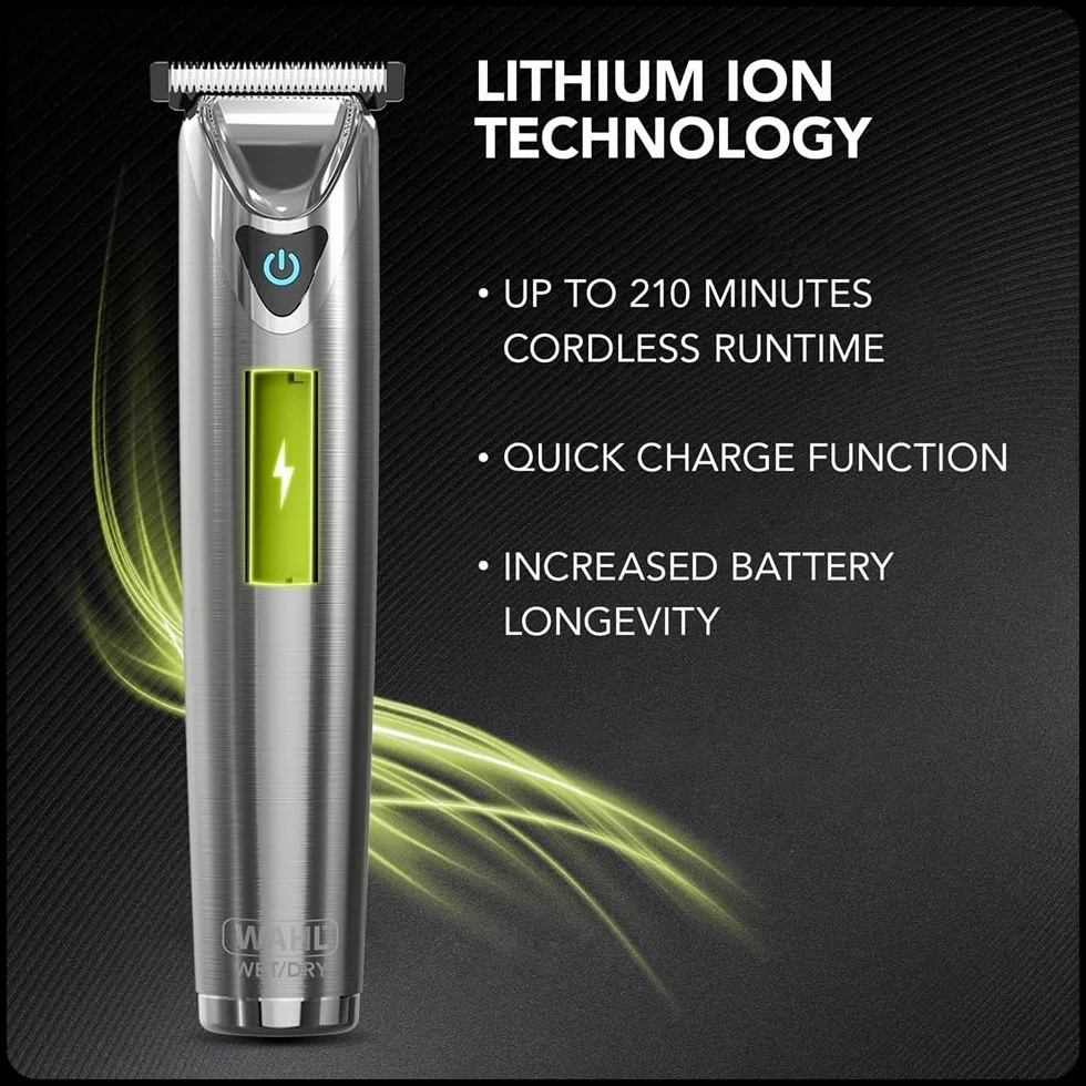 Wahl Multigroomer tondeuse barbe cheveux homme sans fil lavable acier inoxydable