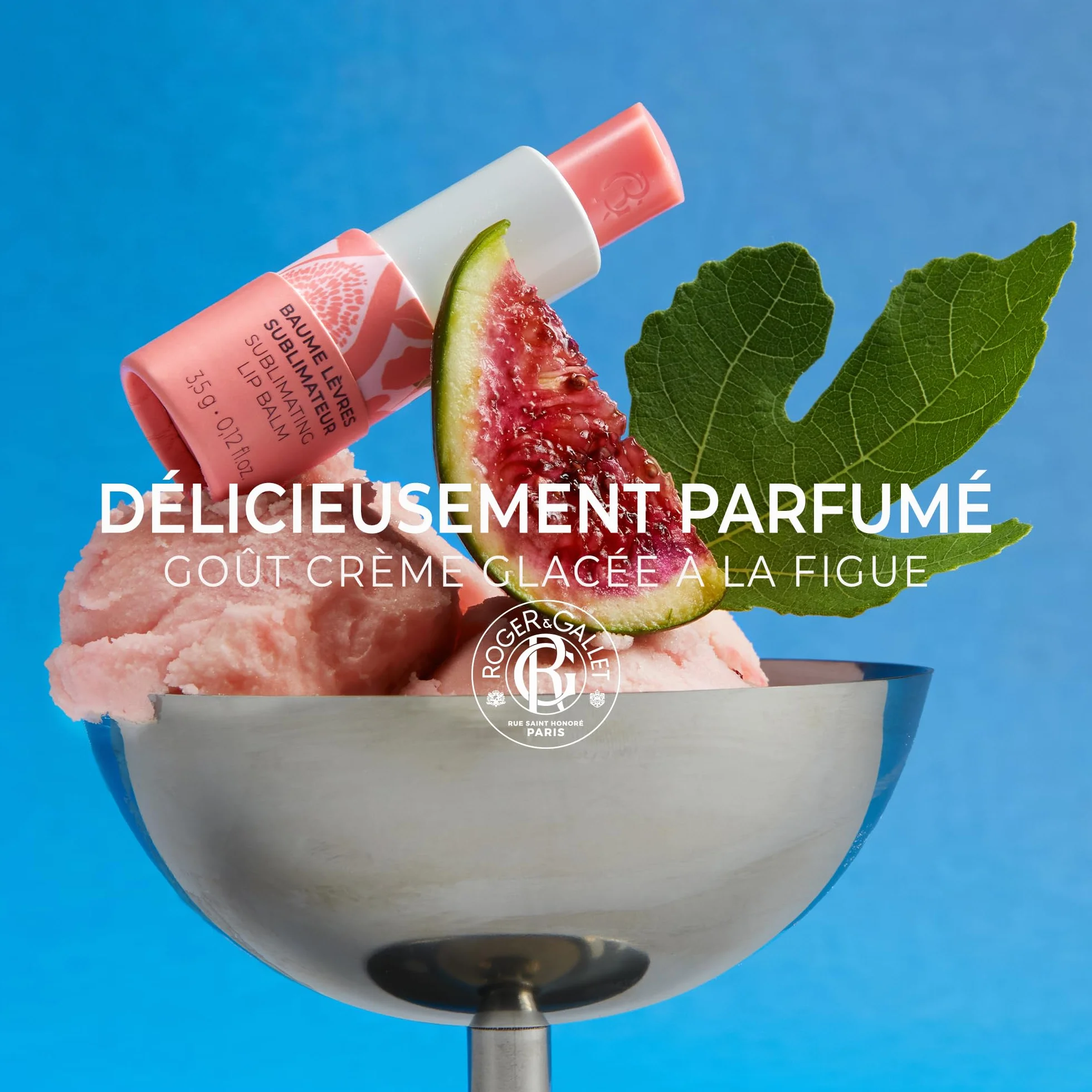 Roger&Gallet Baume Lèvres Sublimateur Fleur de Figuier Soin Nourrissant 3,5g