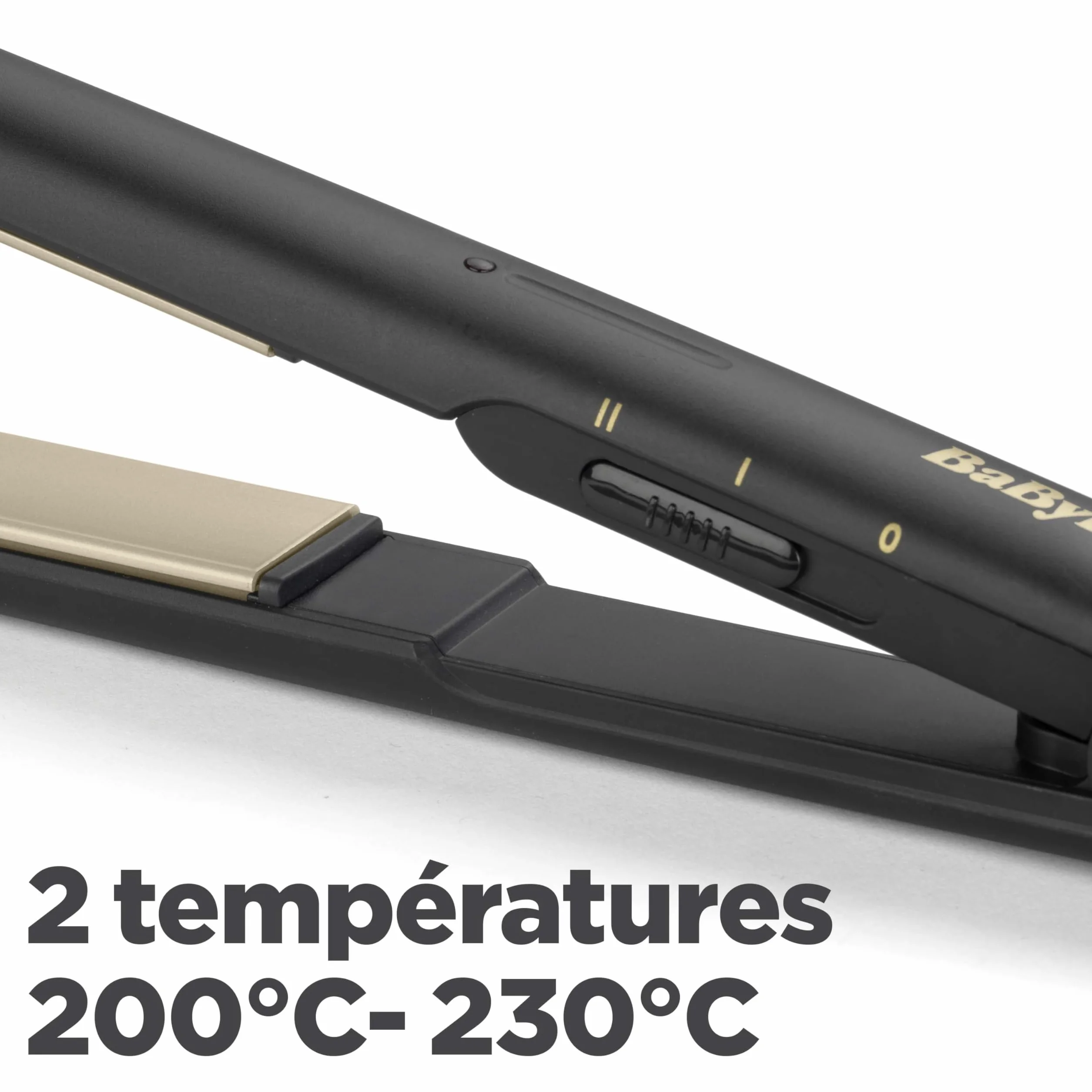 BaByliss Lisseur Cheveux Ceramic Straight ST089E Multi-Voltage 200°C-230°C Noir