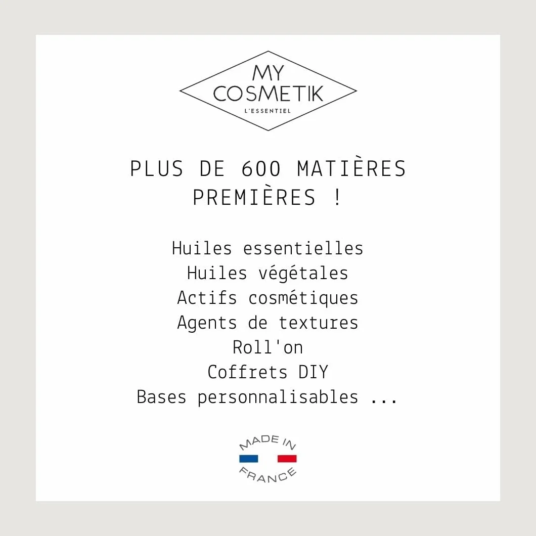 MyCosmetik Argile jaune 100% naturelle Cosmétique Ecocert COSMOS NATURAL 100 g