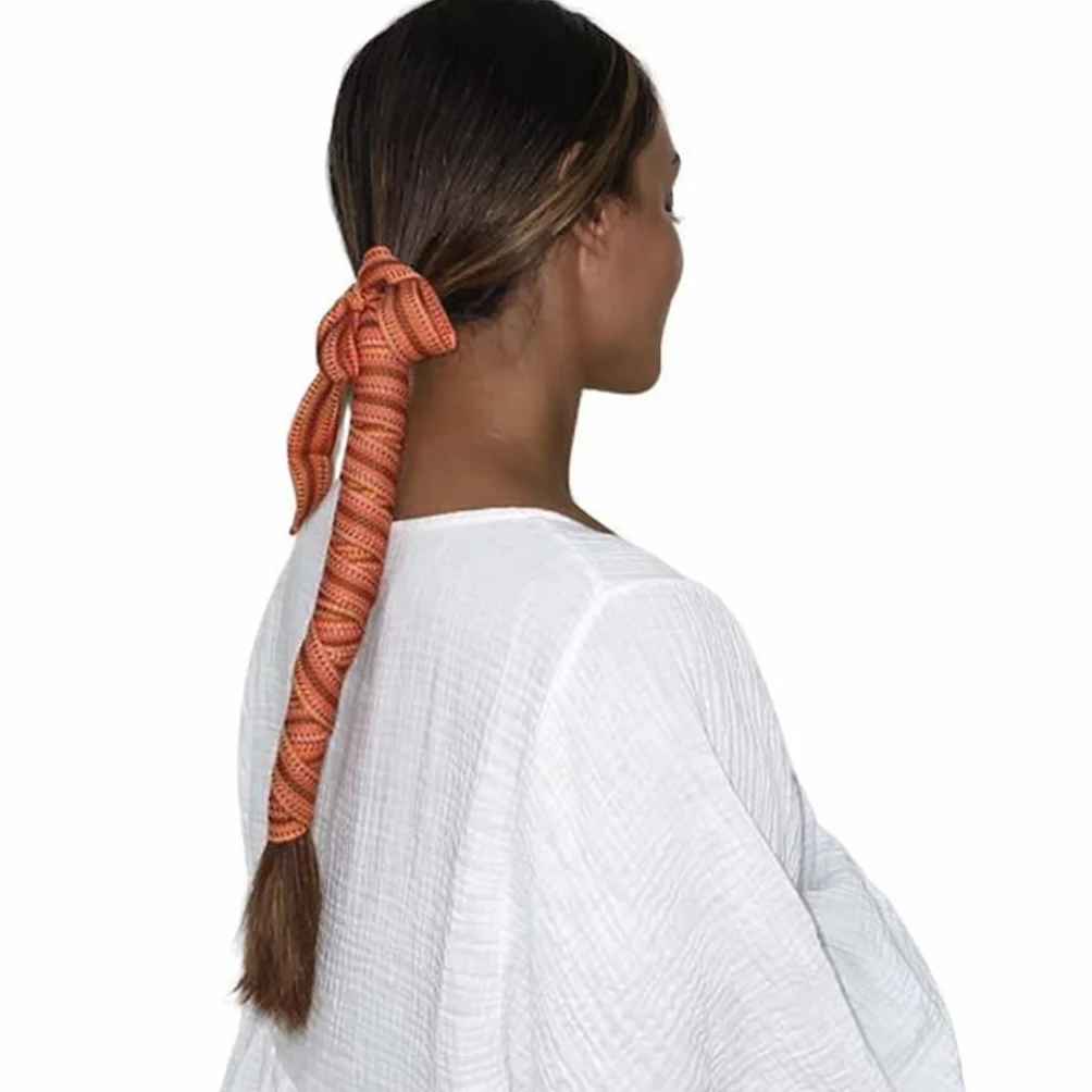 Kardoune Authentique Kabyle 3m 5m Enrouleur Inclus Ruban Protecteur Lisseur sans Chaleur Soin Naturel Anti-Frisottis Anti-Casse