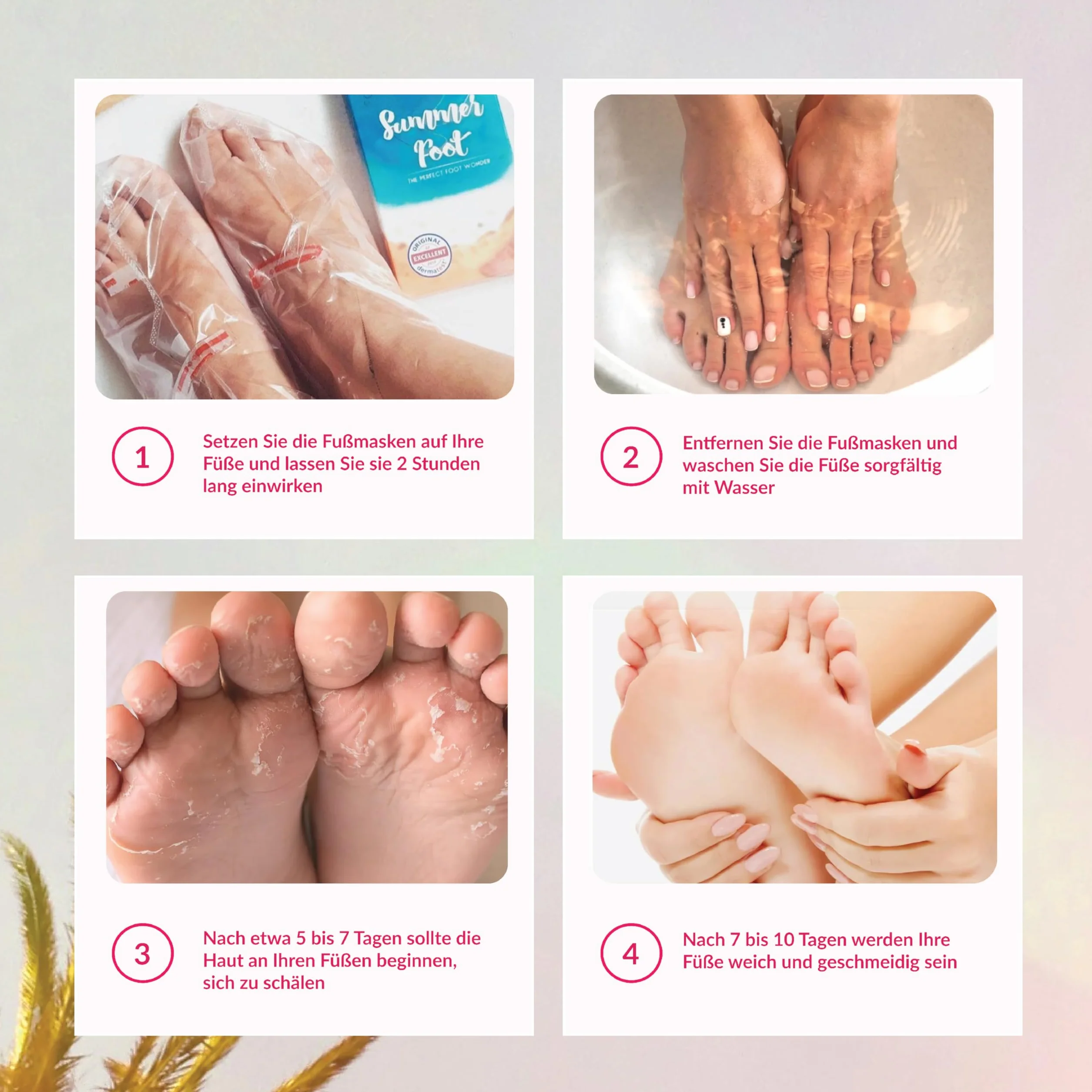 Chaussettes anti-callosités premium 2 paires - Masque pour callosités - Soins des pieds efficaces