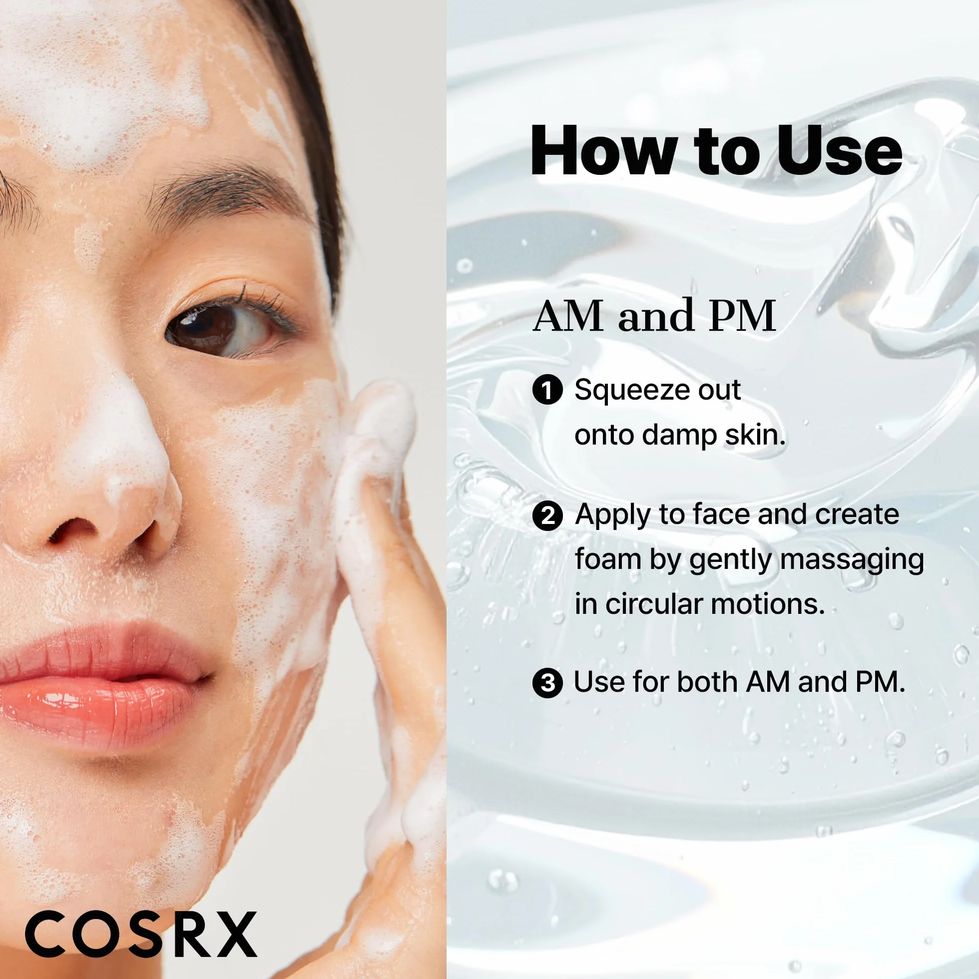 COSRX Bas pH Bon Matin Gel Nettoyant 150ml