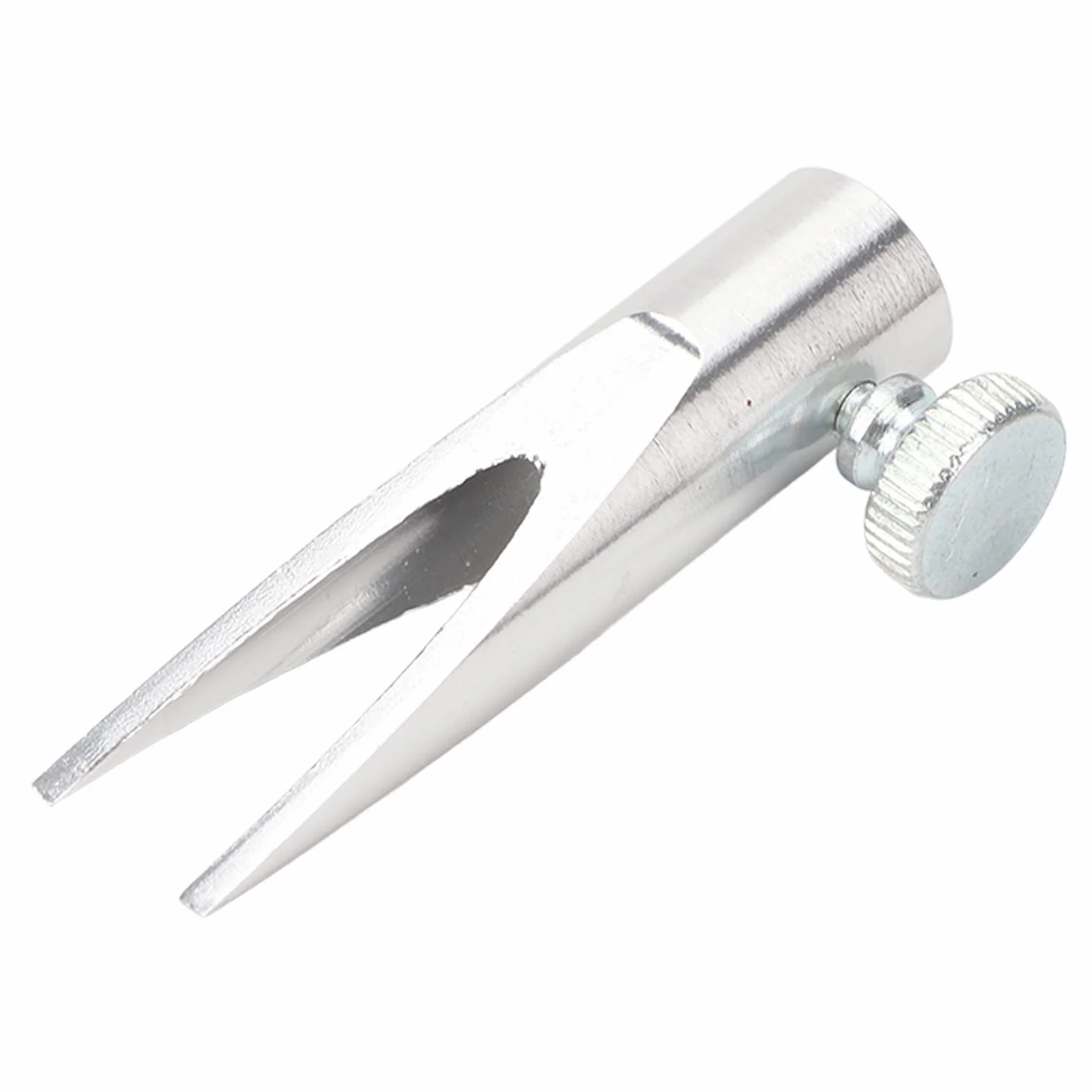 Pongnas Taille-crayon à Sourcils Professionnel en Forme de Bec de Canard, Argent avec Vis et Boîte de Rangement