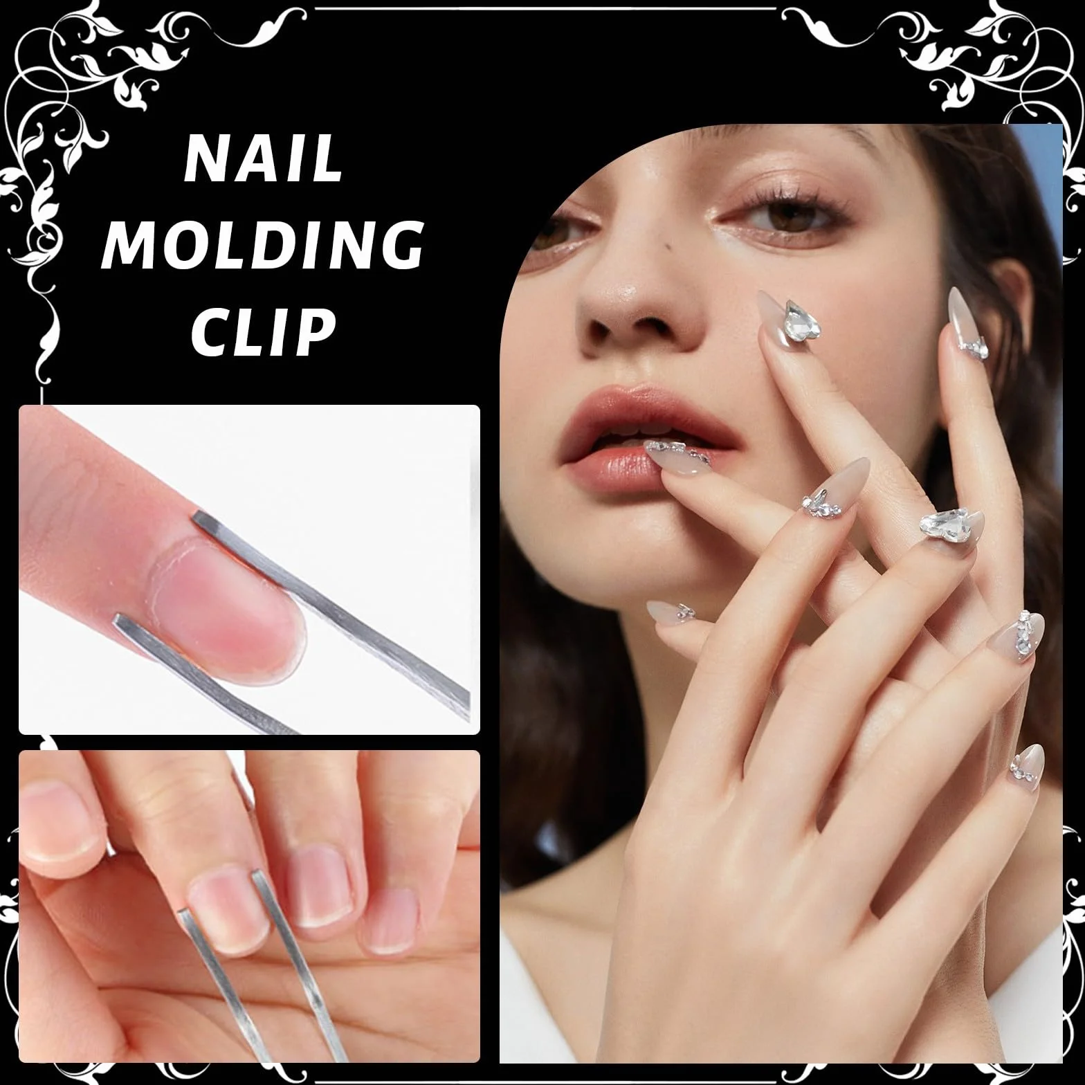 Pince à Pincher pour Ongle, Acier Inox, Multi-usage, Outils à Ongles