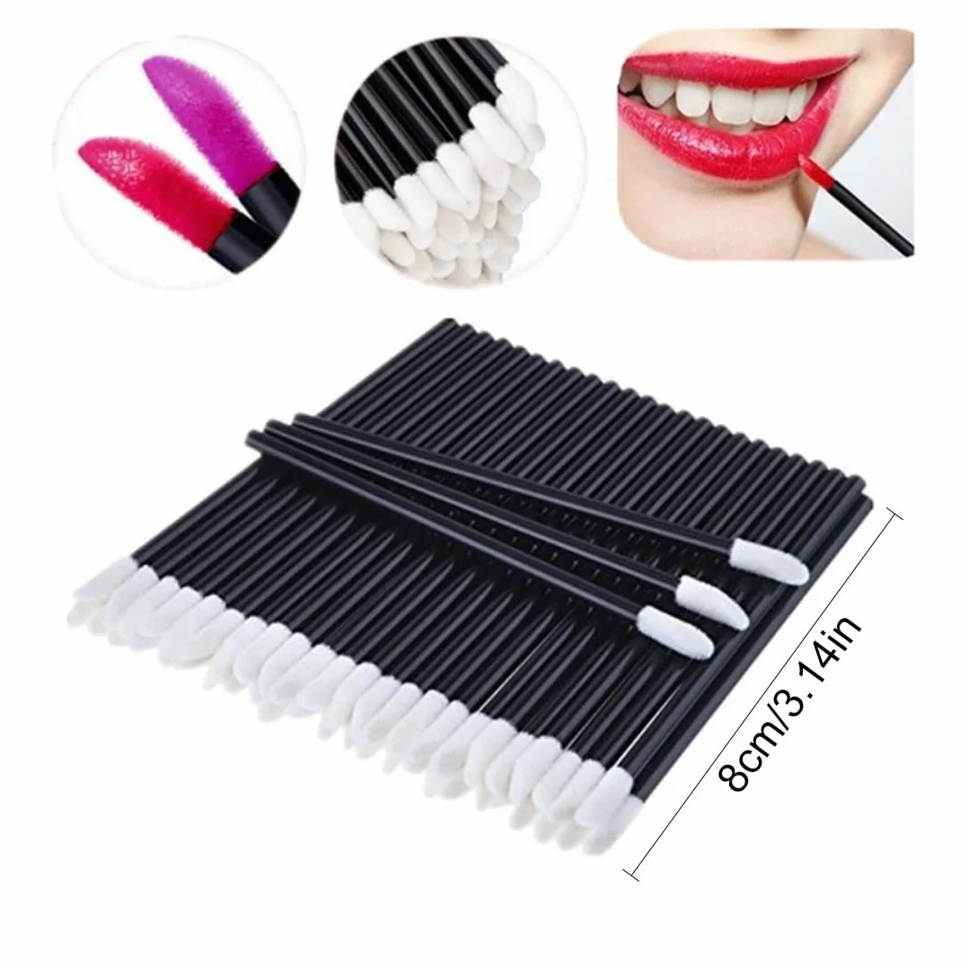 100Pcs Micro Brosses Jetables pour Extension de Cils, Coloration des Cils, Maquillage