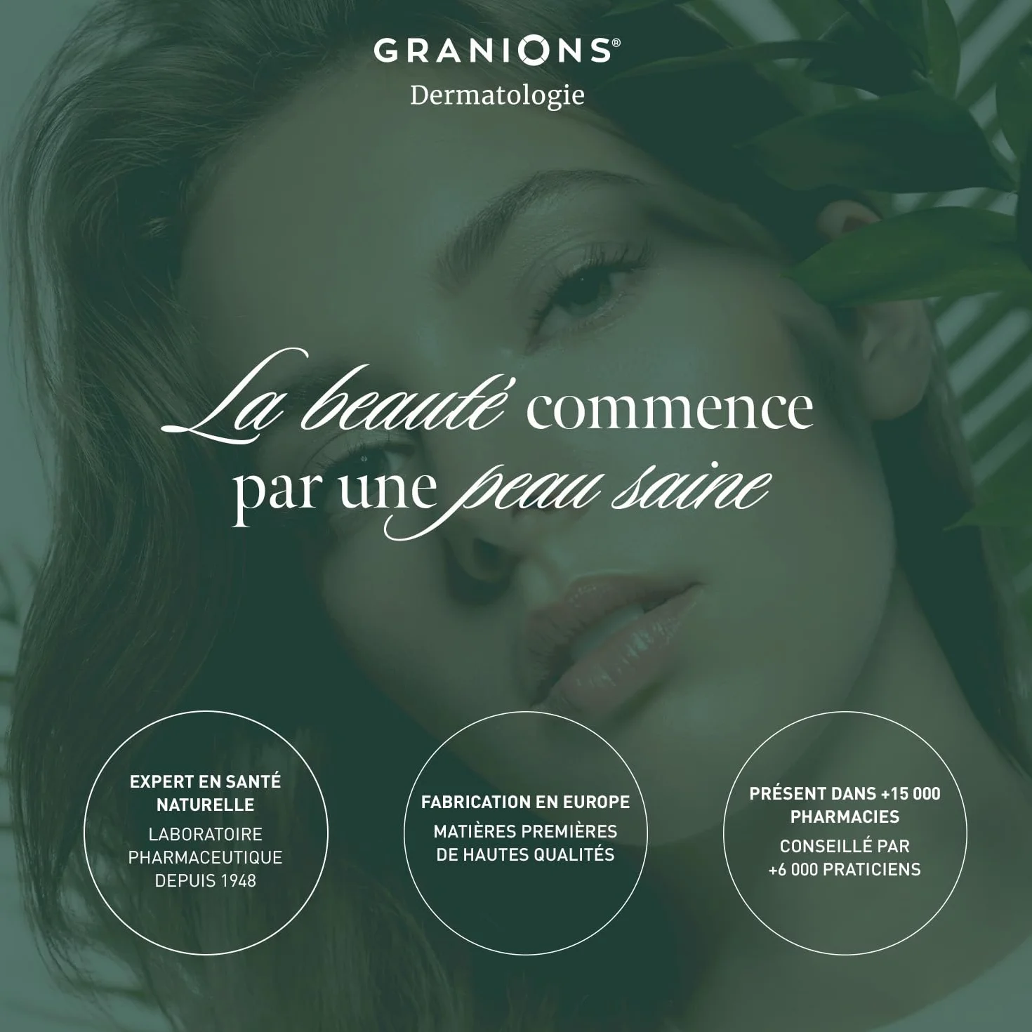 GRANIONS Nettoyant Visage Anti Imperfections 150g - Argile Verte, Argile Blanche, Vitamine C