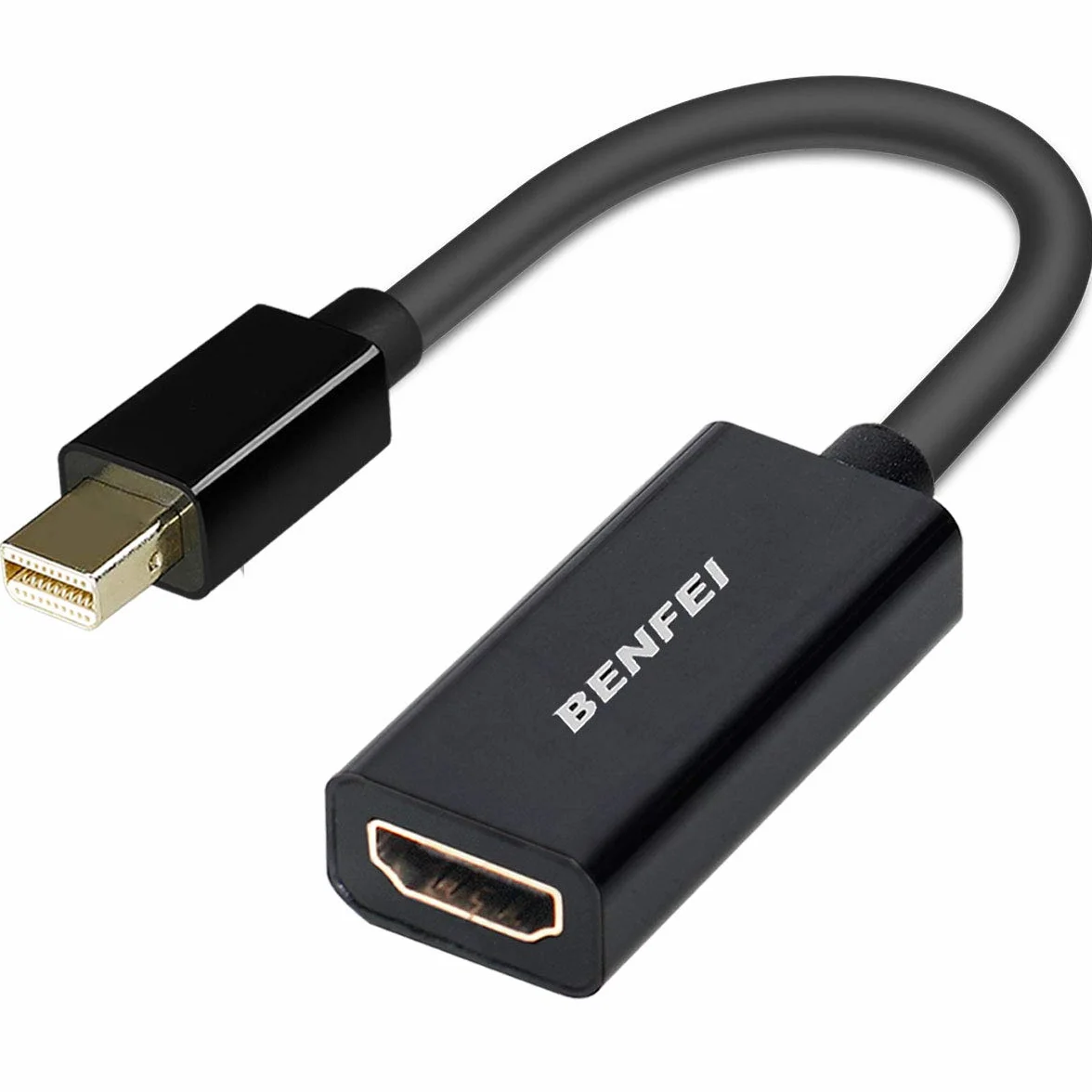 BENFEI Adaptateur Mini DisplayPort vers HDMI plaqué Or Compatible MacBook Pro