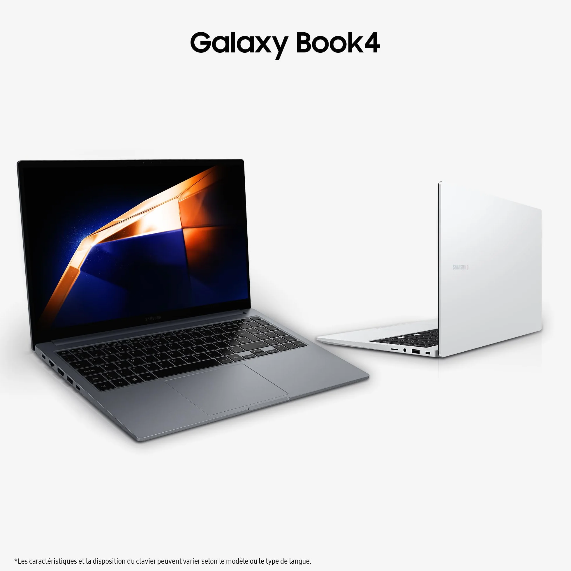 Samsung Galaxy Book4 15.6" Intel Core i5 8Go RAM 256Go SSD Clavier AZERTY Gris