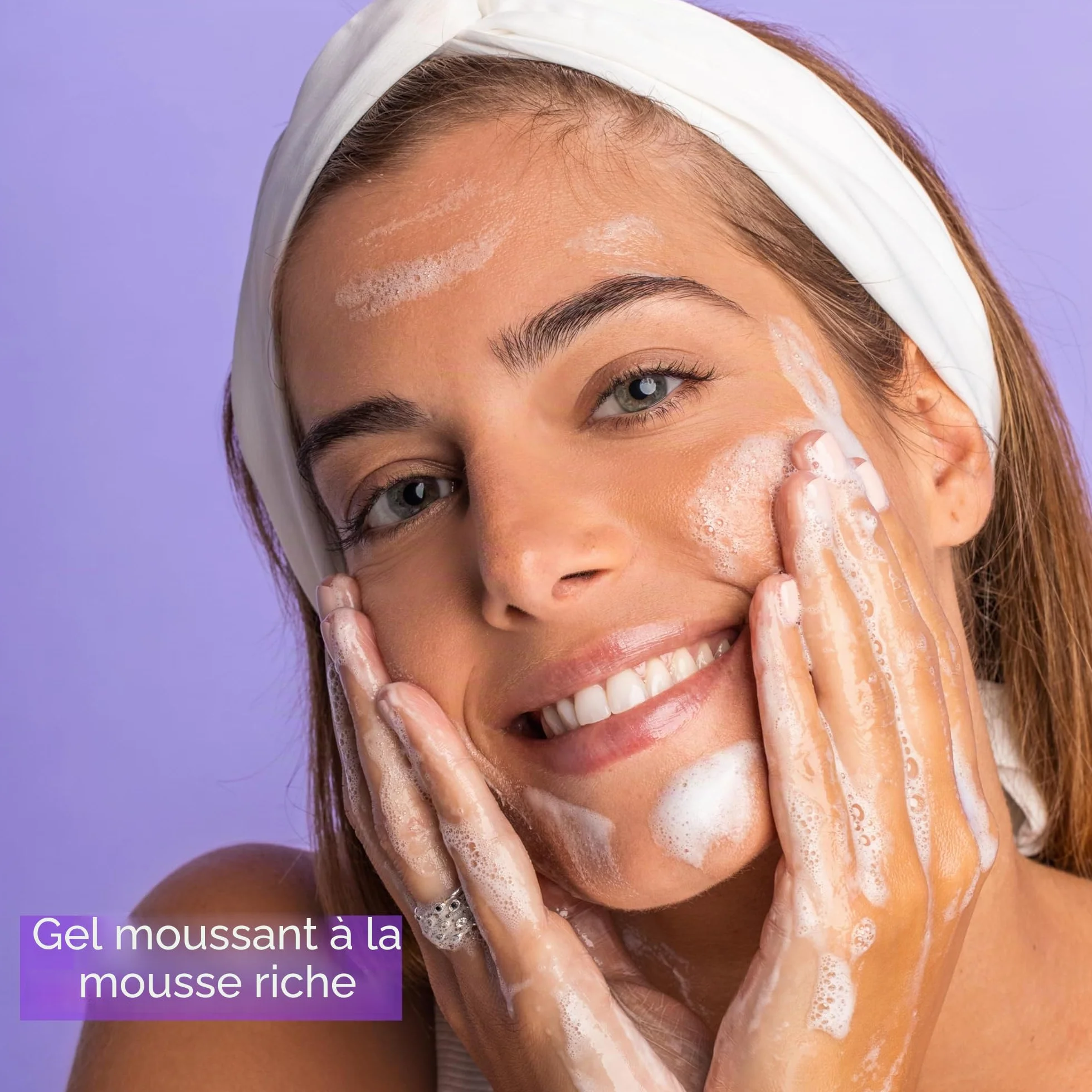 Apivita Mousse Nettoyante Visage & Yeux 200ml Anti-Pollution Olive Propolis Lavande
